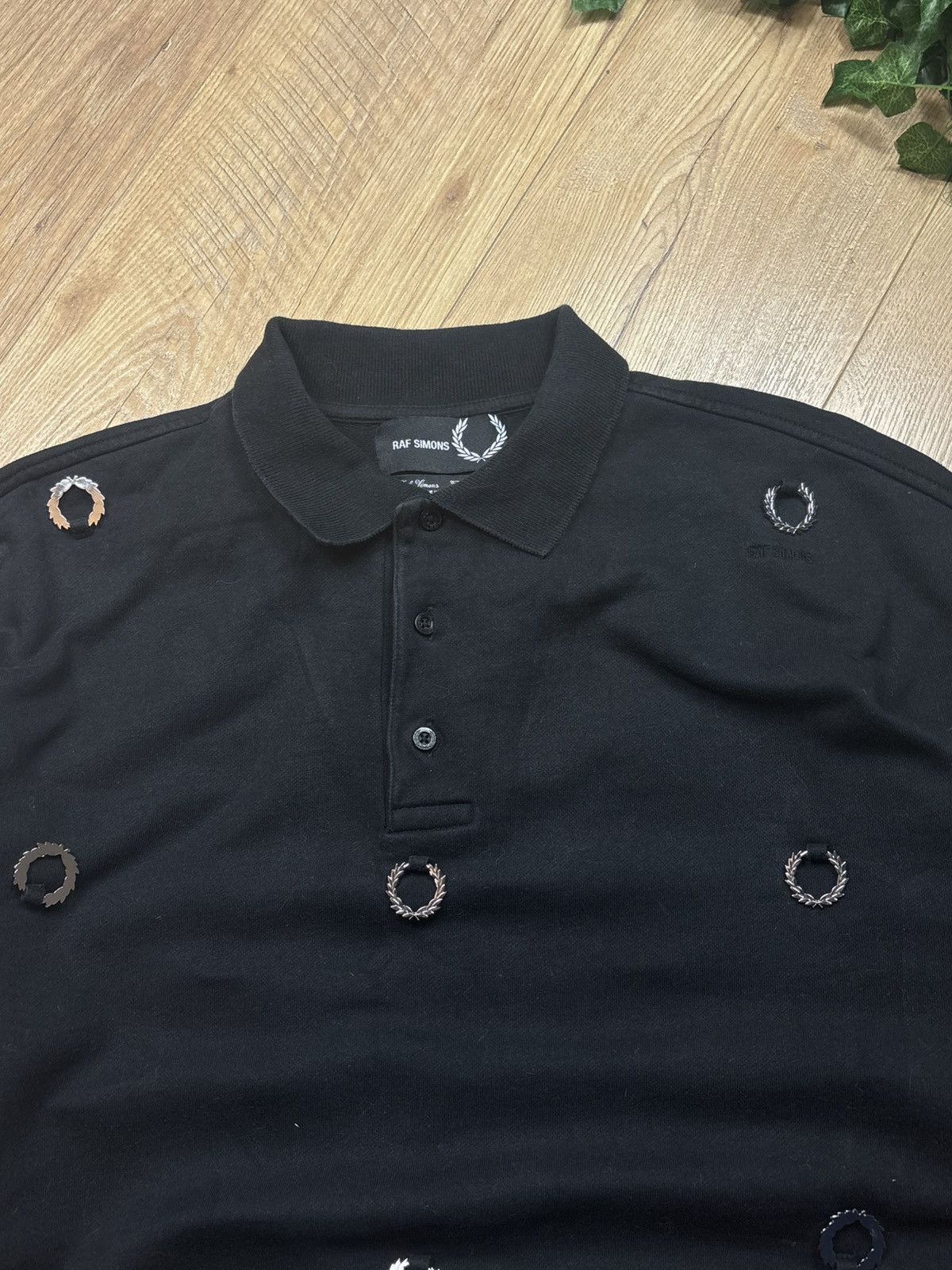 Fred Perry × Raf Simons 2018 Vintage Raf Simons x Fred Perry Ring Irons Sweatshirt Size US M / EU 48-50 / 2 - 6 Thumbnail