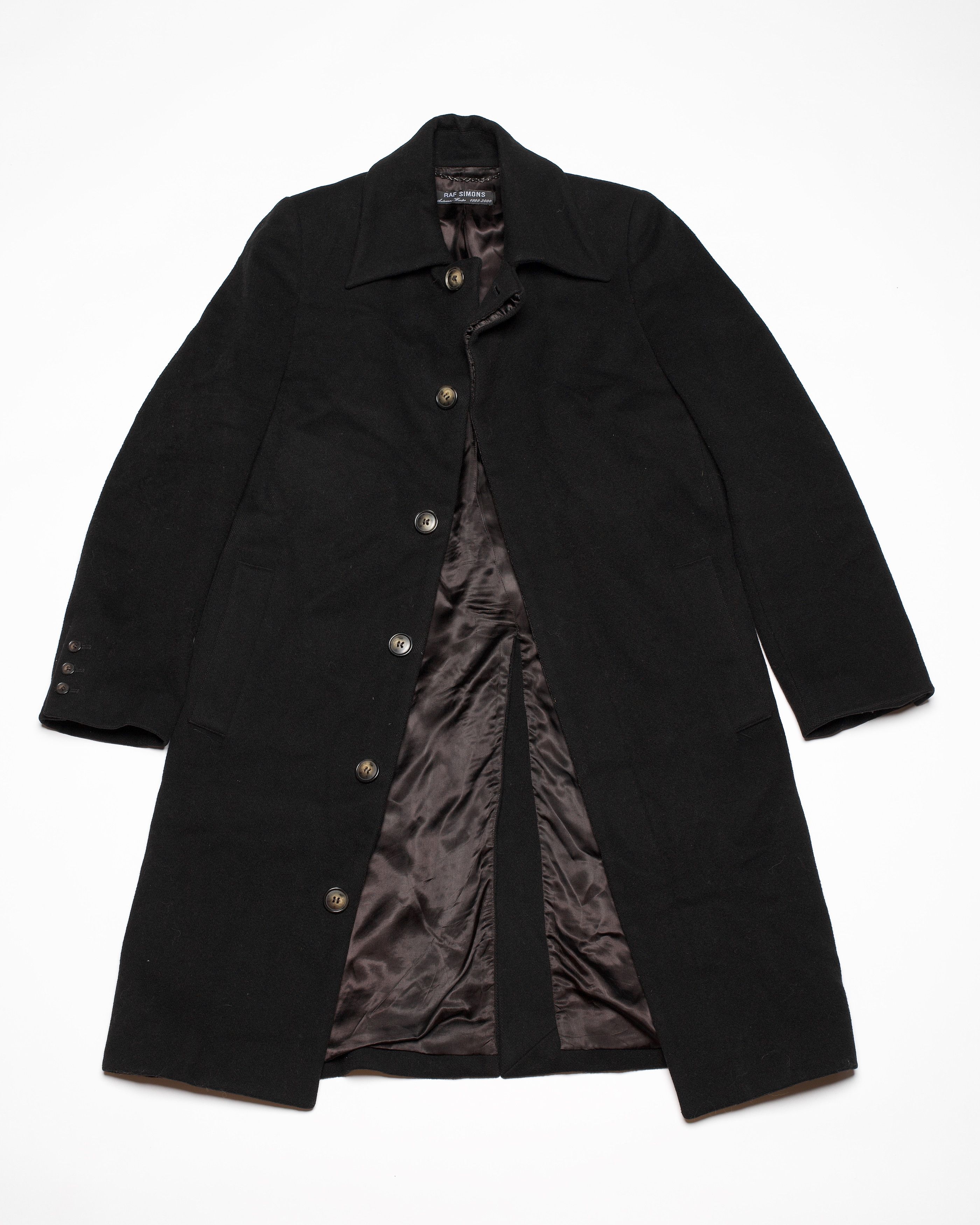 Purple Raf Simons Long Coat Raf Simons Autumn-Winter 1999/00 Wool
