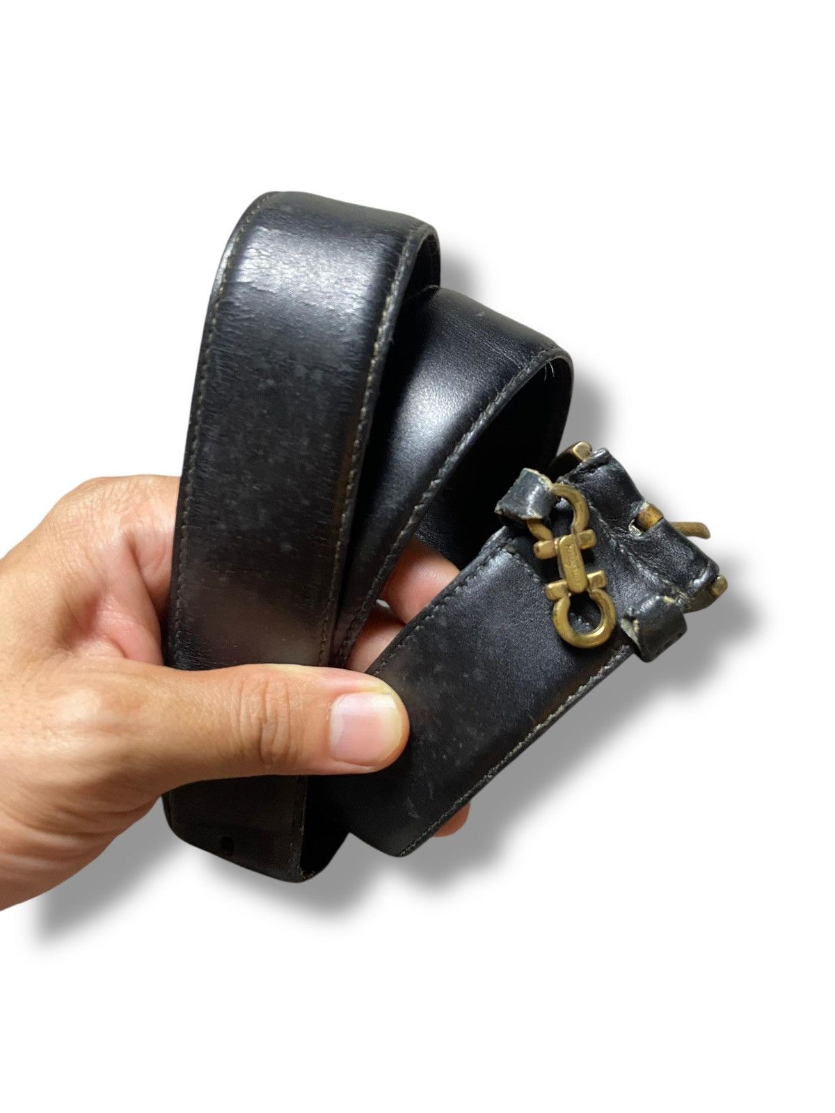 Salvatore Ferragamo Salvatore Ferragamo Leather Belt (142) Size 38 - 1 Thumbnail