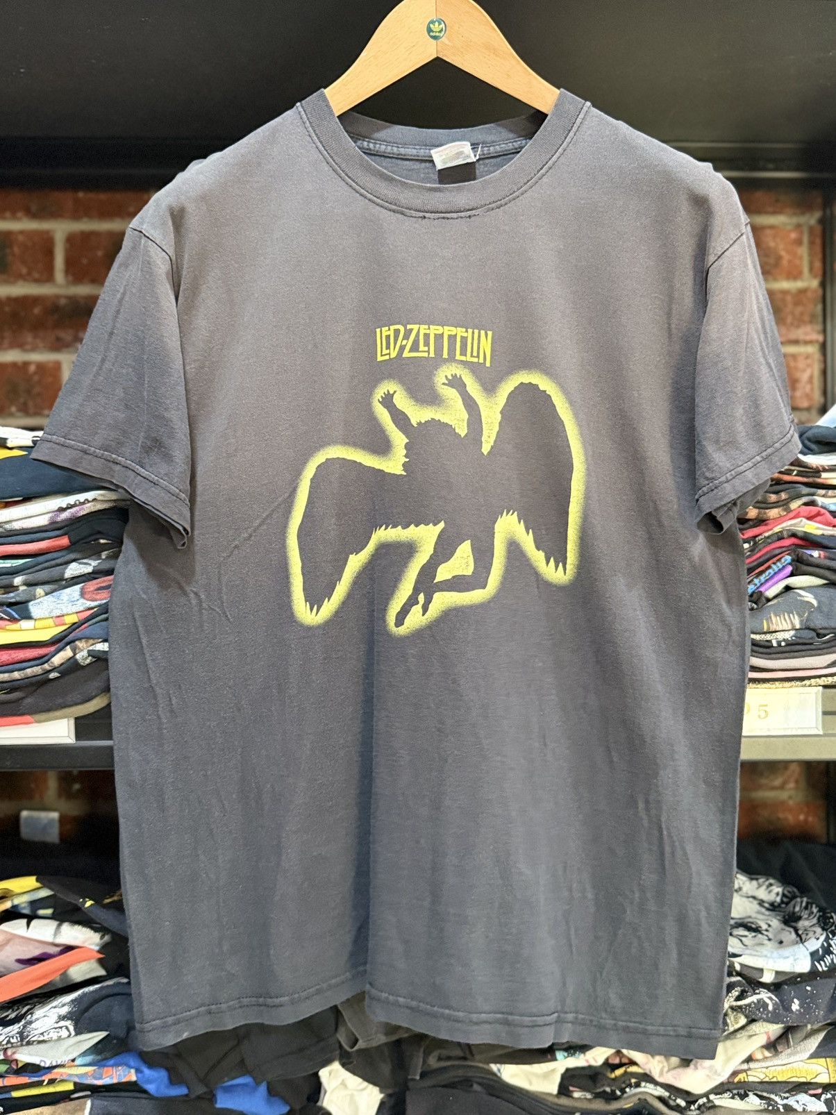 Band Tees Thrashed Vintage Led Zepplin Promo Sun Faded Tee Size US M / EU 48-50 / 2 - 1 Thumbnail