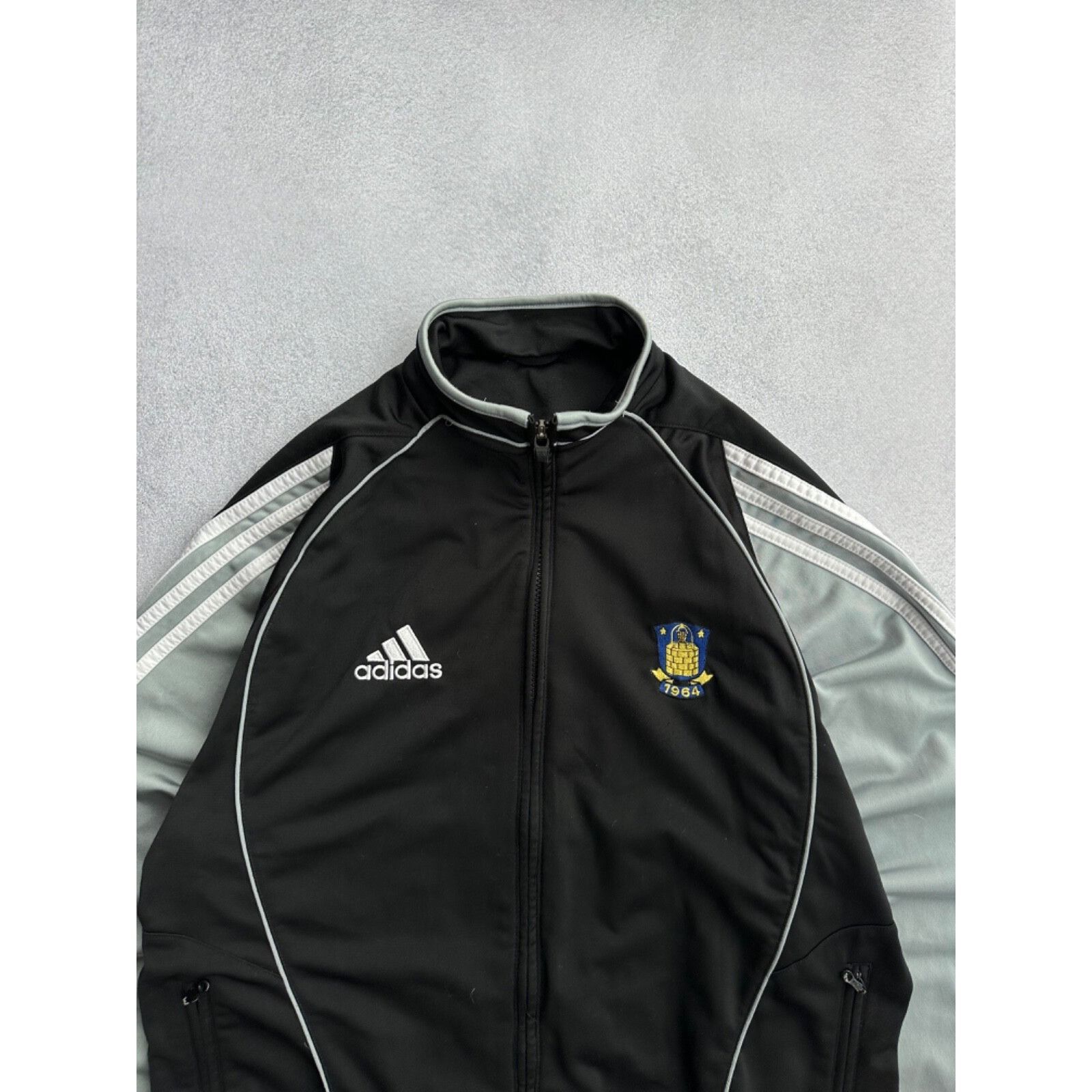 Adidas VTG Adidas Brondby Football 00s Track Jacket Size US S / EU 44-46 / 1 - 4 Thumbnail