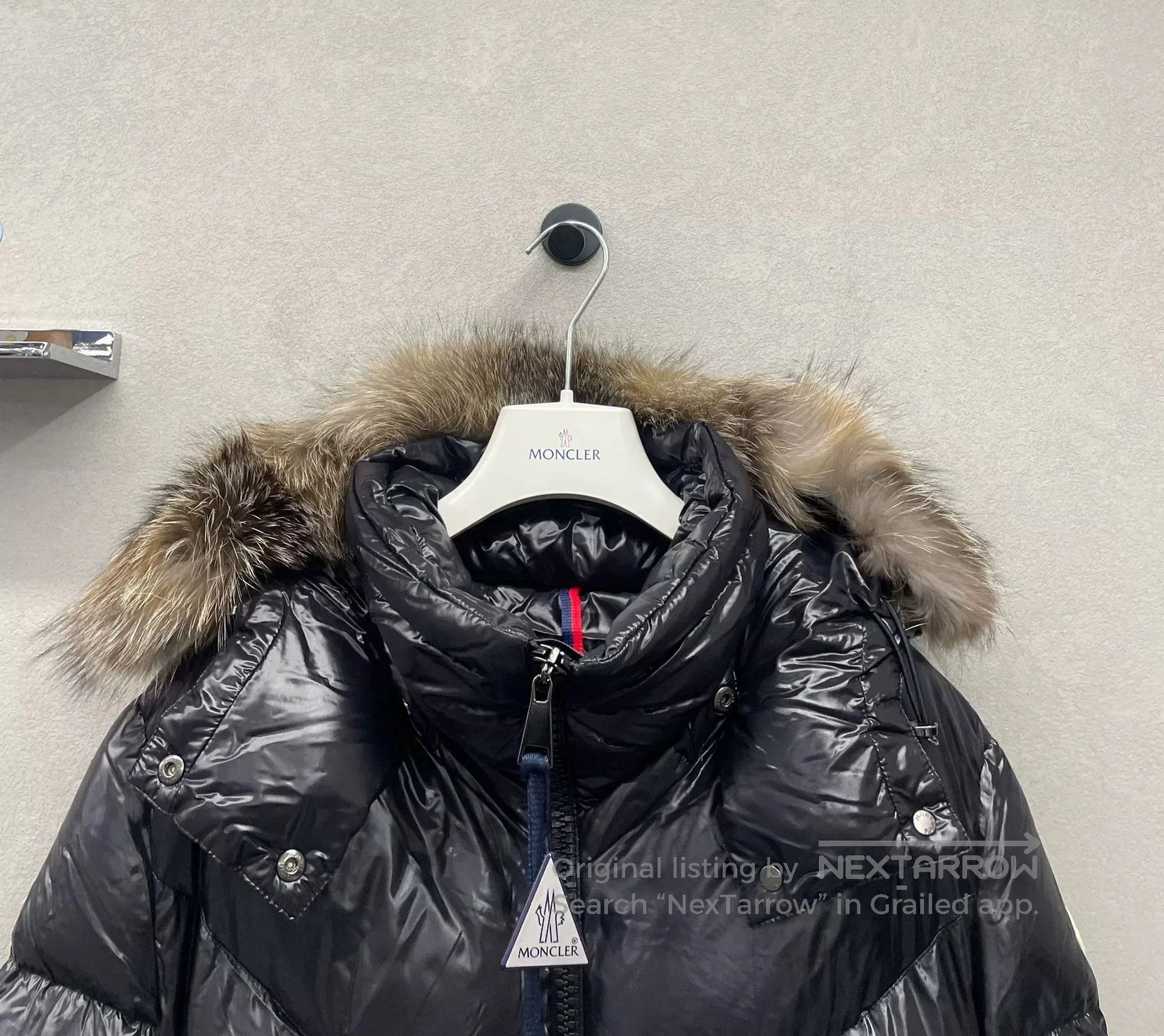 Moncler Moncler Ribaudfur Black Down Jacket. Size XXL / US 16-18 / IT 52-54 - 4 Thumbnail