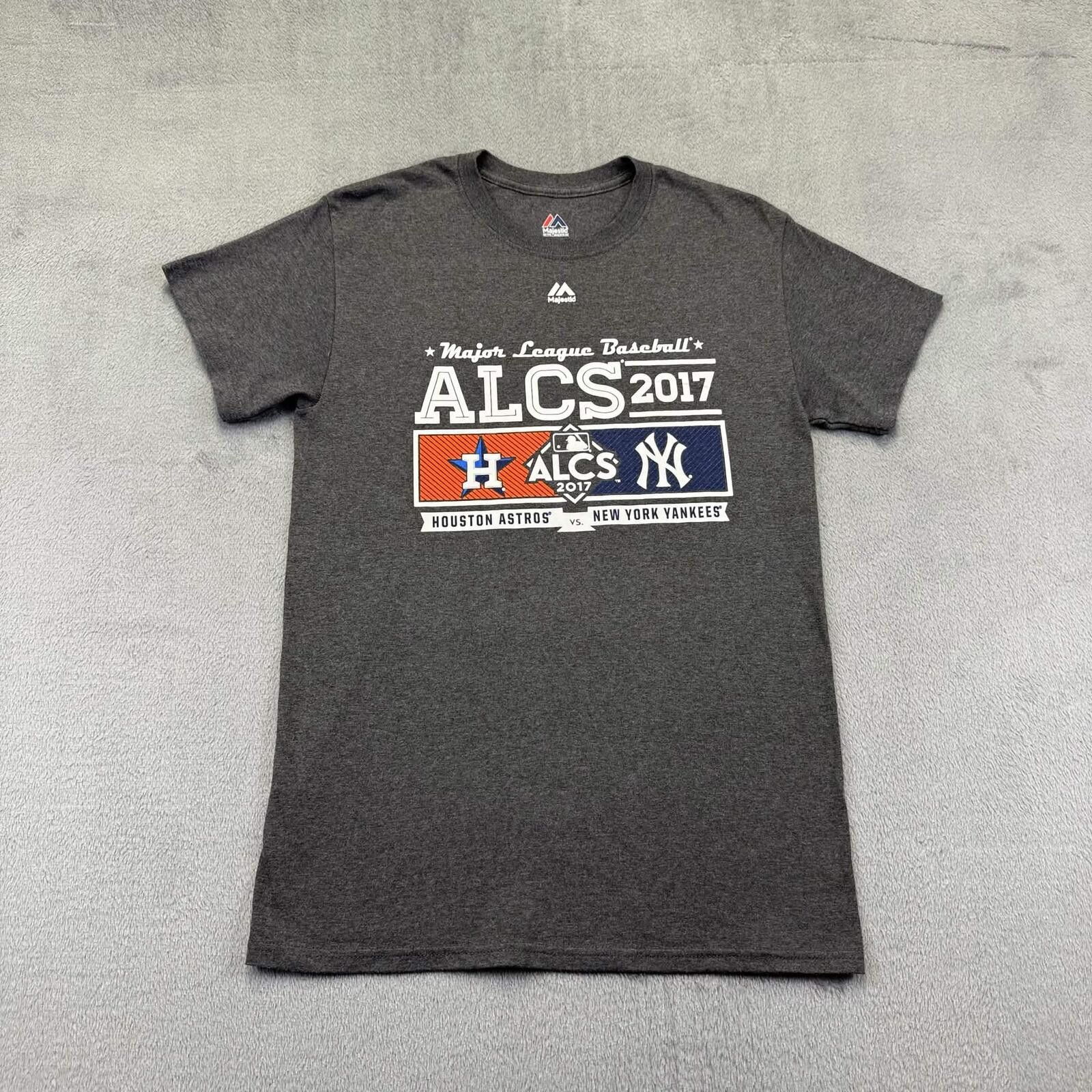 Majestic Majestic 2017 Houston Astros vs NY Yankees Graphic T-Shirt Size US S / EU 44-46 / 1 - 1 Thumbnail
