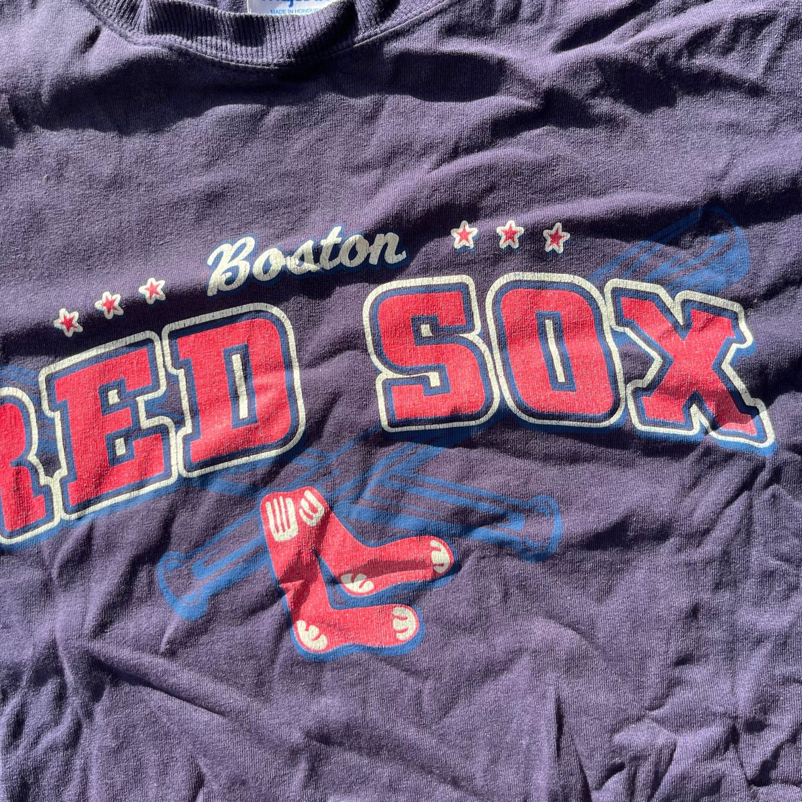 Vintage VINTAGE BOSTON RED SOX T-SHIRT BLUE 2XL Size US XXL / EU 58 / 5 - 4 Thumbnail