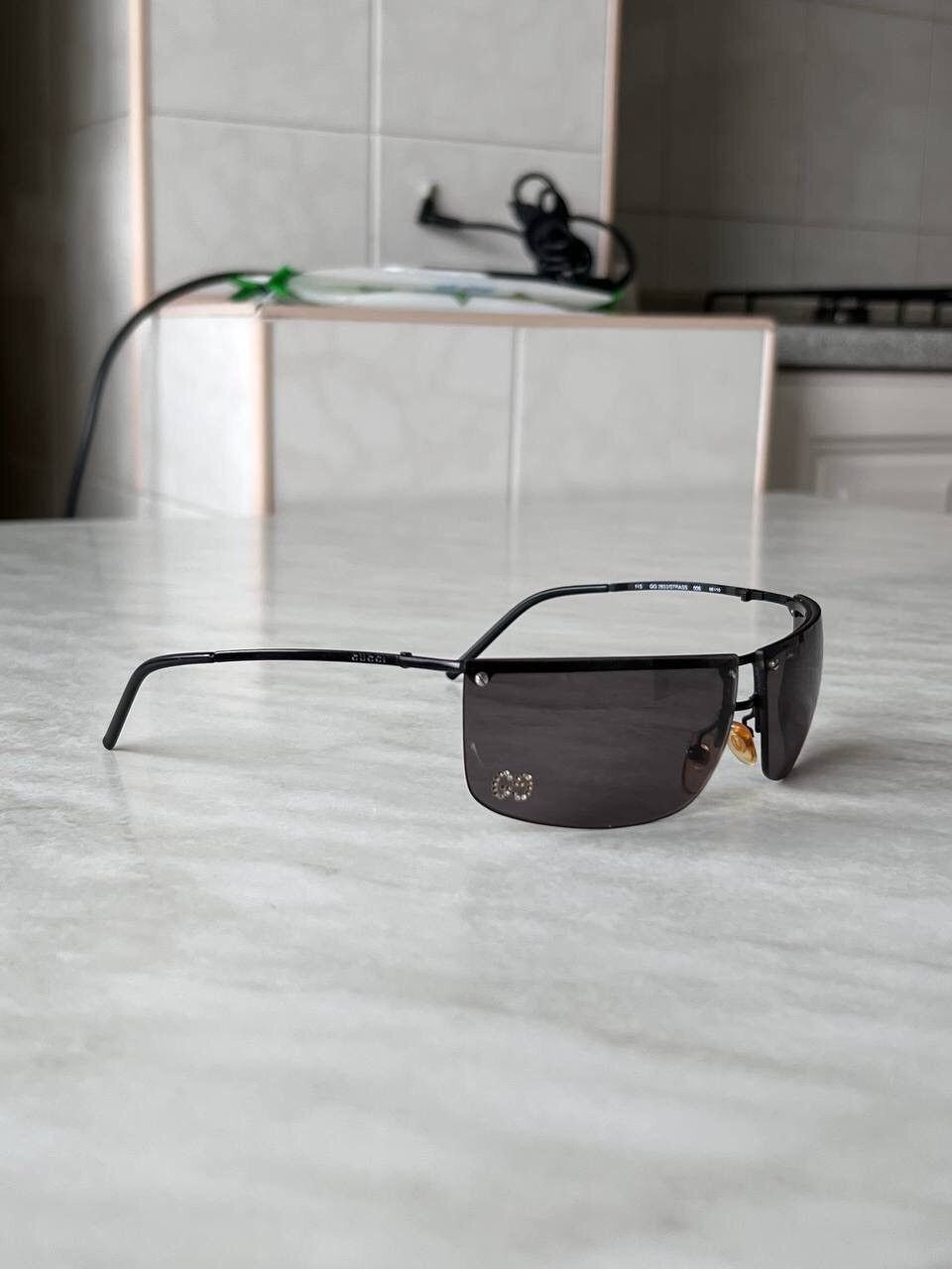 Gucci GG Rhinestone Rimless 00s Sunglasses GG 2653/STRASS 