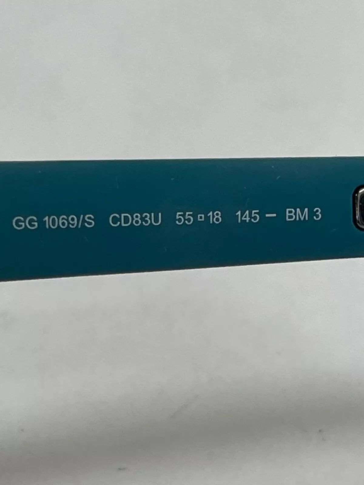 Gucci GUCCI Round GG1069S Matte Blue Unisex Sunglasses 1069 Size ONE SIZE - 2 Thumbnail