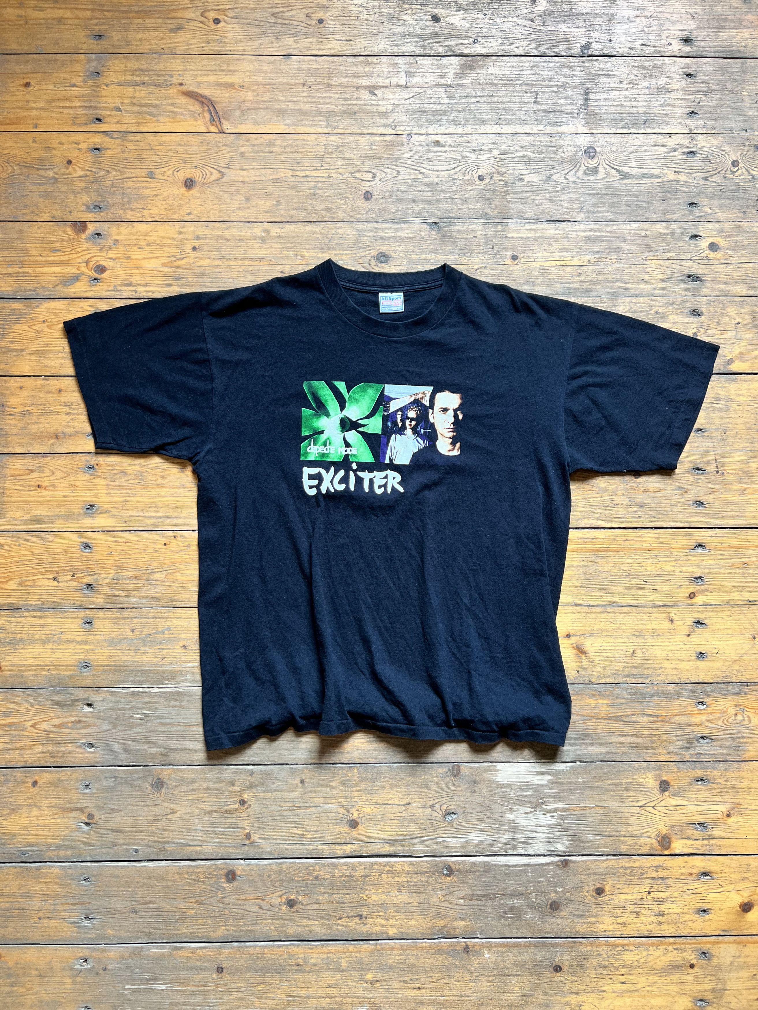 Band Tees 2001 Depeche Mode Exciter Album y2k Cover Single Stitch Tee Size US XL / EU 56 / 4 - 1 Thumbnail
