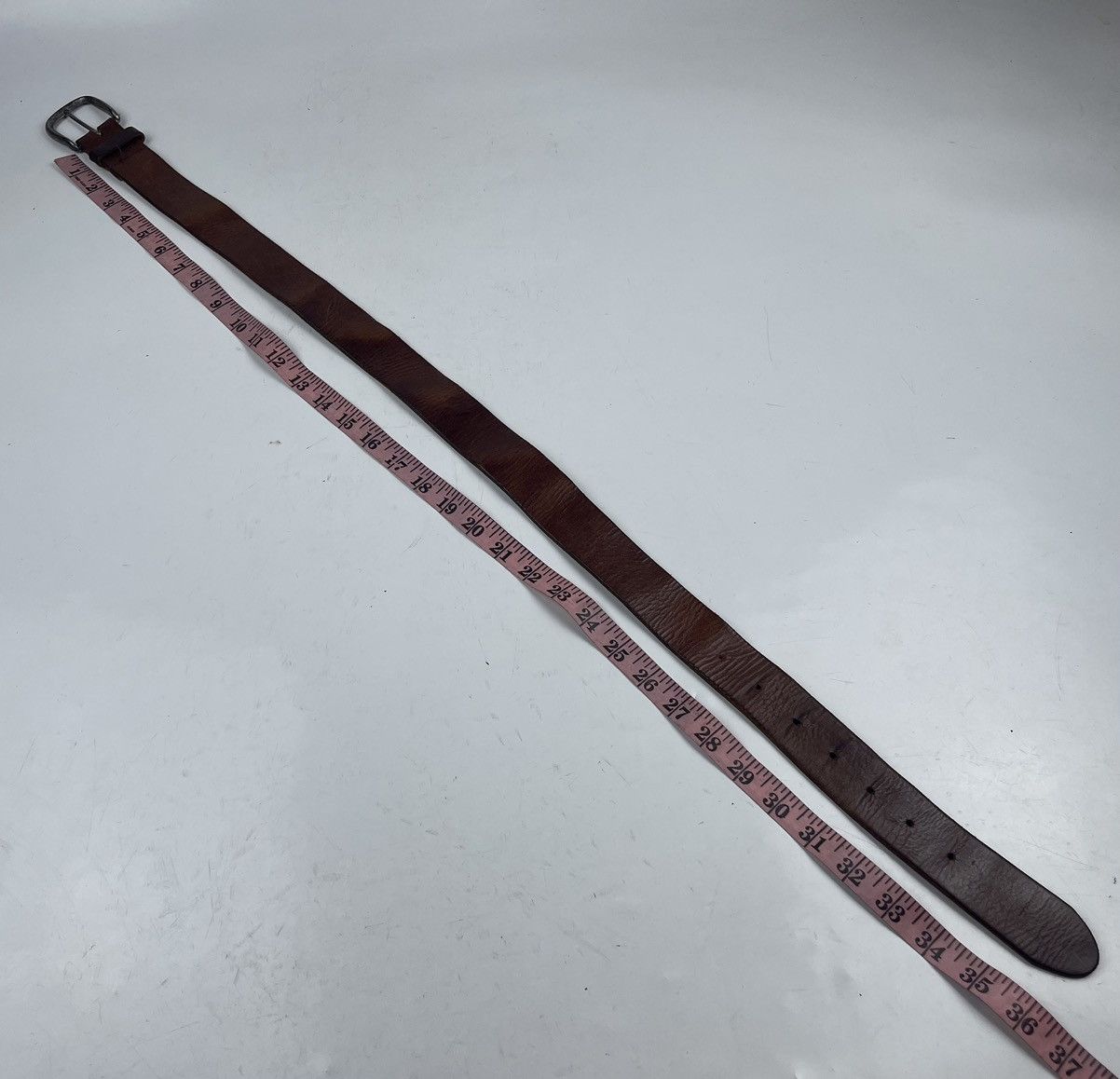 Genuine Leather genuine leather belt tc27 Size 32 - 6 Thumbnail