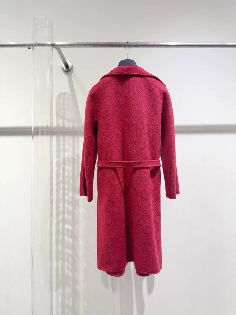 Max Mara Max Mara Rialto Burgundy Coat Size XS / US 0-2 / IT 36-38 - 3 Thumbnail