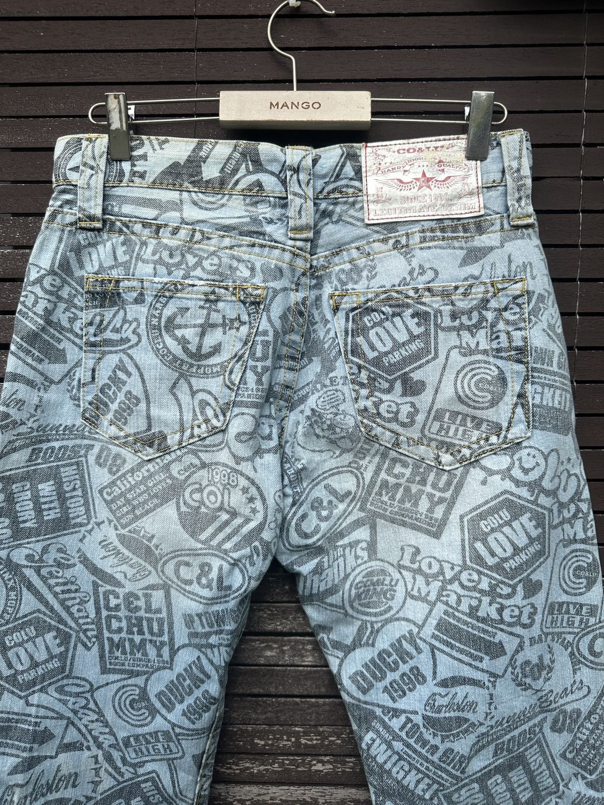 Hysteric Glamour 🔥🔥🔥Co&Lu Full Printed Denim Jeans Size US 30 / EU 46 - 8 Thumbnail