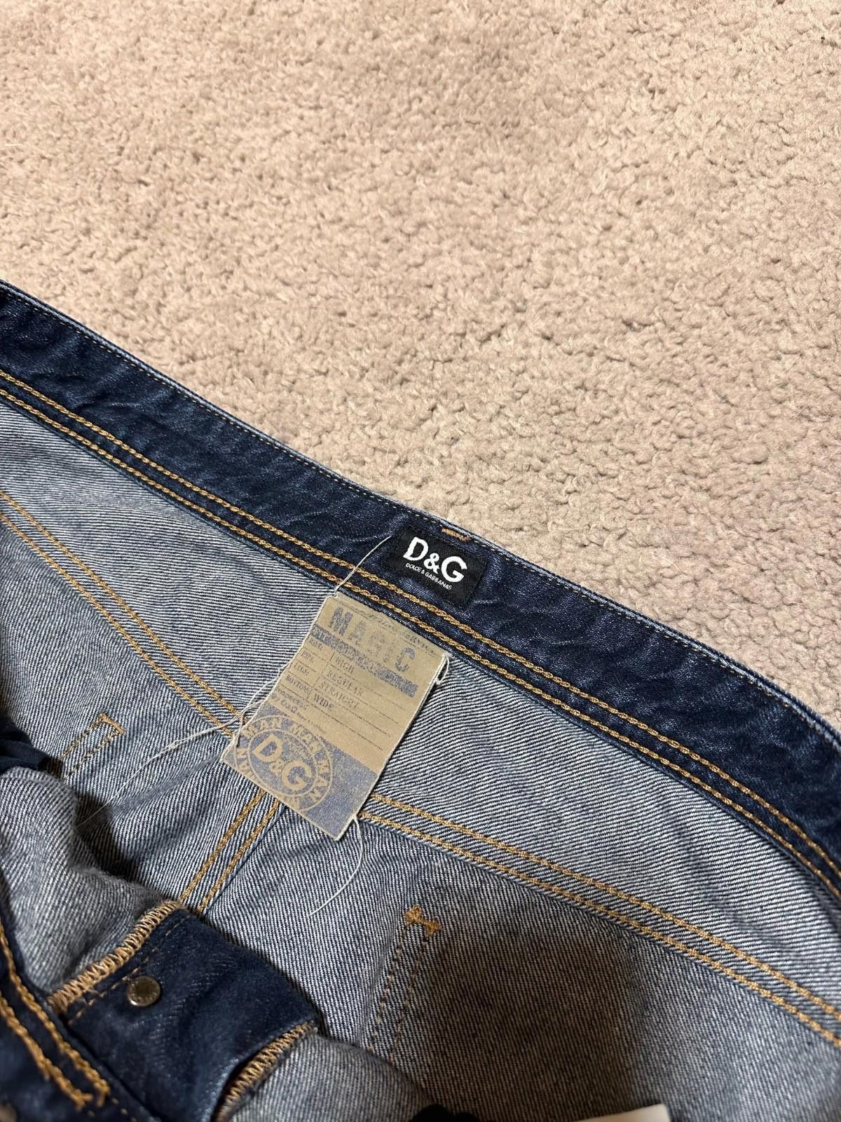 Dolce & Gabbana Dolce & Gabbana Magic Jeans Mens 36 Dark Wash Button Fly Size US 36 / EU 52 - 7 Thumbnail