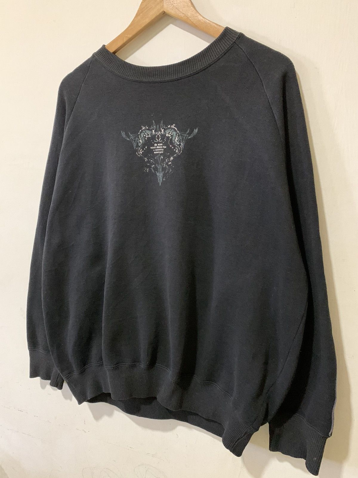 Japanese Brand Vintage Grass Hiiher Dragon Boxy Sweatshirt Size US M / EU 48-50 / 2 - 4 Thumbnail