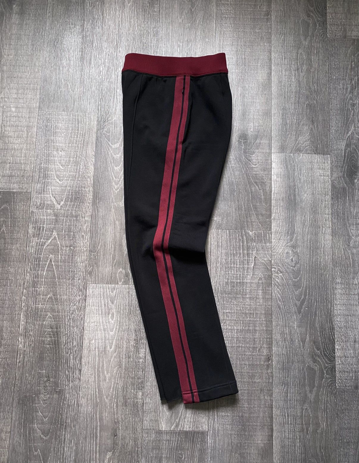 Women’s Helmut Lang Side Stripe Heavy Sweatpants Asymmetric