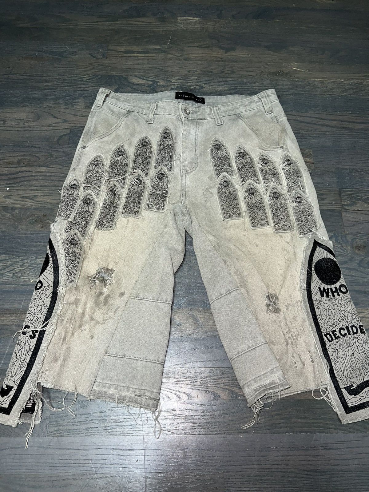 Who Decides War PATCH ARCHED CARPENTER SHORT Size US 34 / EU 50 - 2 Thumbnail