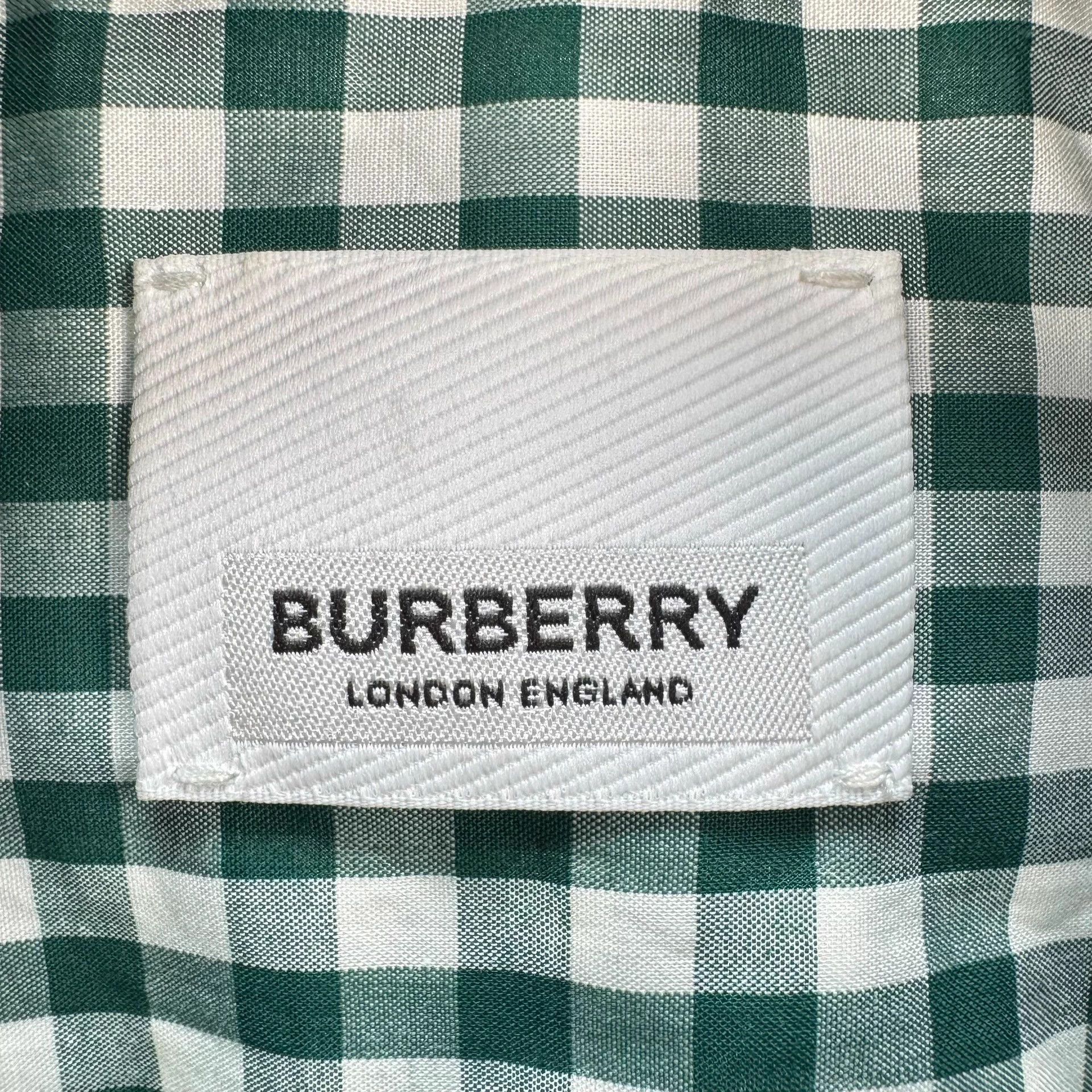 Burberry Burberry Check Logo Puff Sleeve Shirt UK6 99NWT Size XS / US 0-2 / IT 36-38 - 5 Thumbnail
