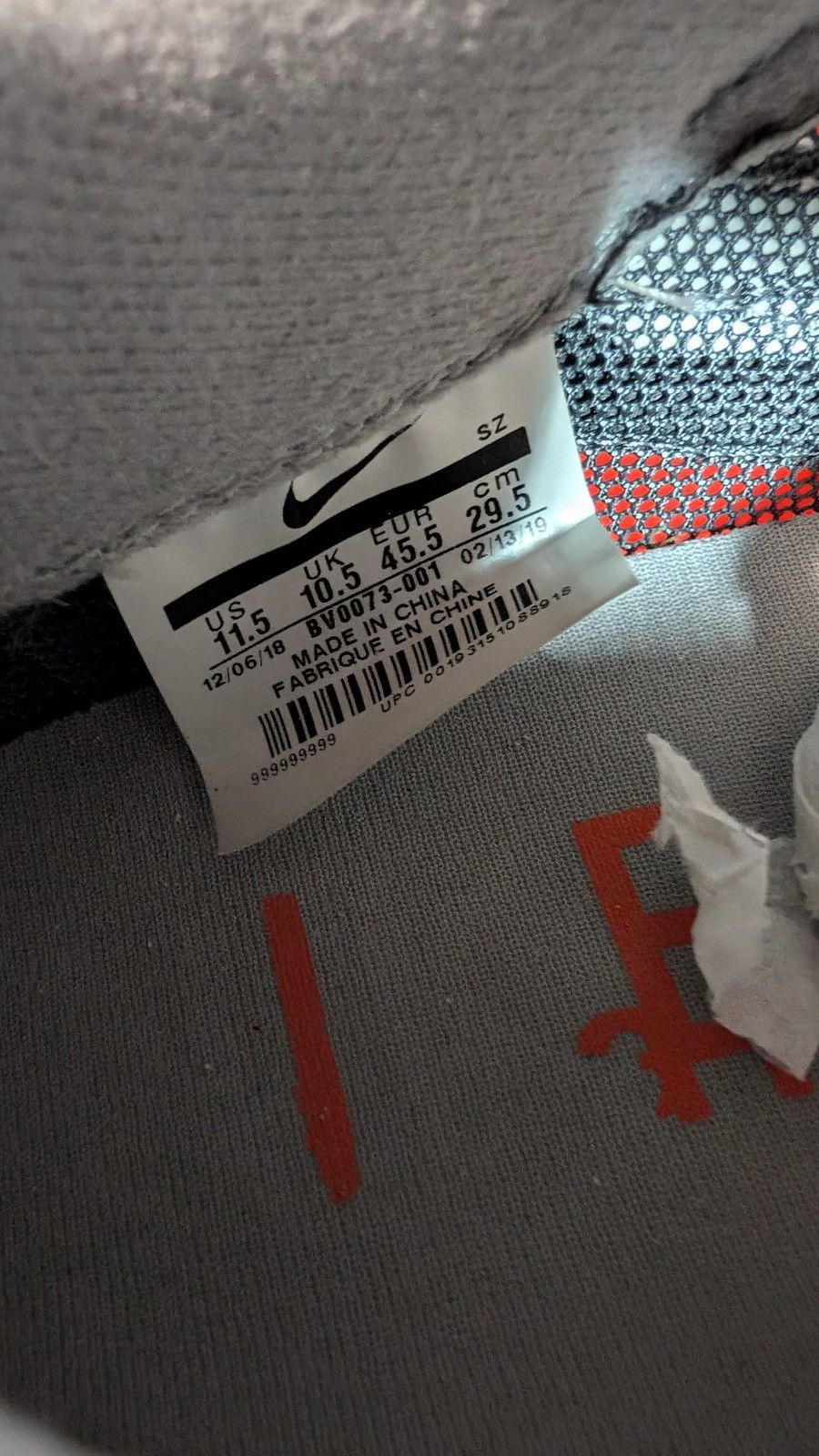 Nike Size 11.5 - Nike Sacai x LDWaffle Black Size US 11.5 / EU 44-45 - 7 Thumbnail