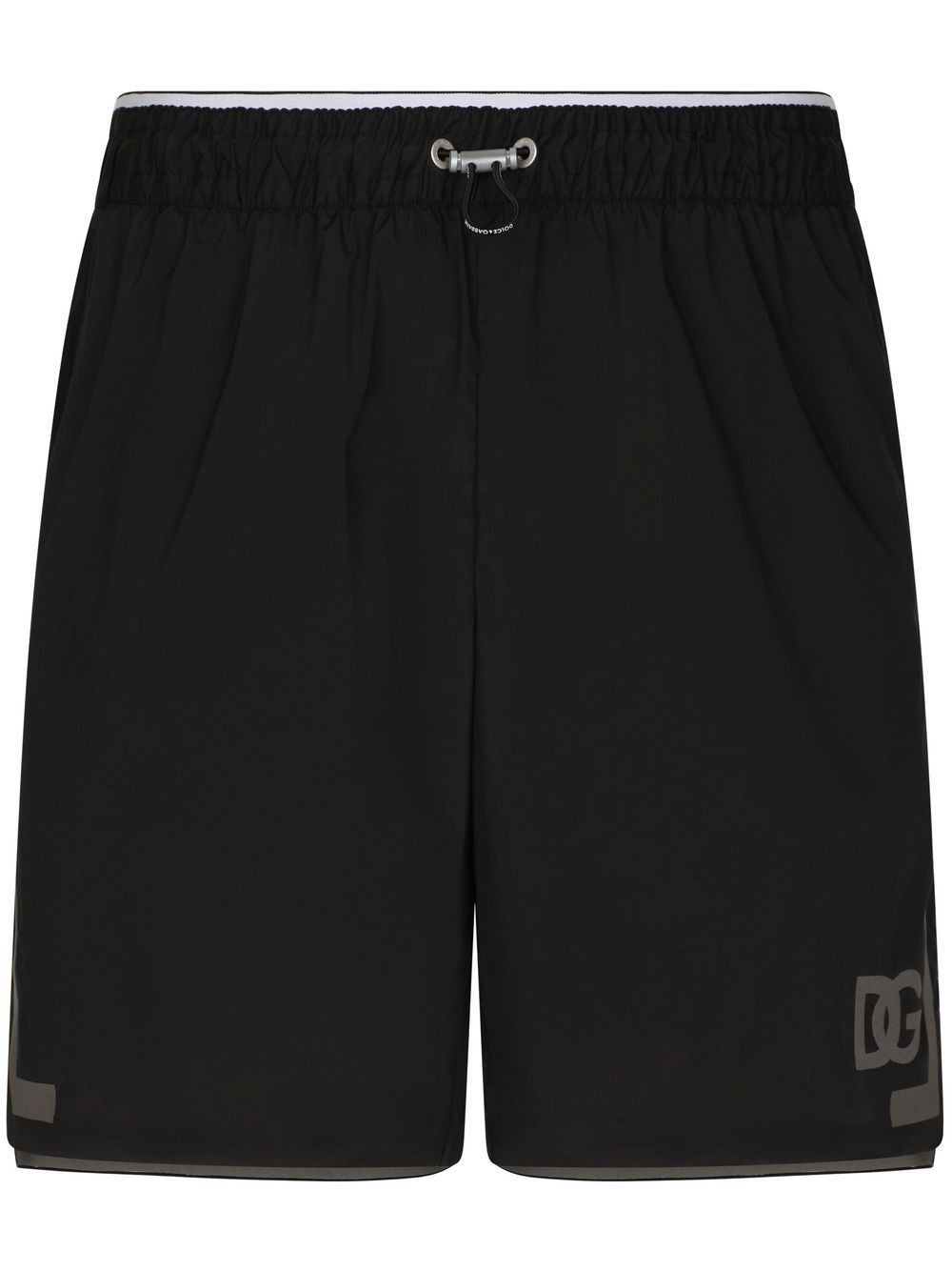 Dolce & Gabbana THIGH-LENGTH MONOGRAM-PRINT SWIM SHORTS Size US L / EU 52-54 / 3 - 1 Thumbnail