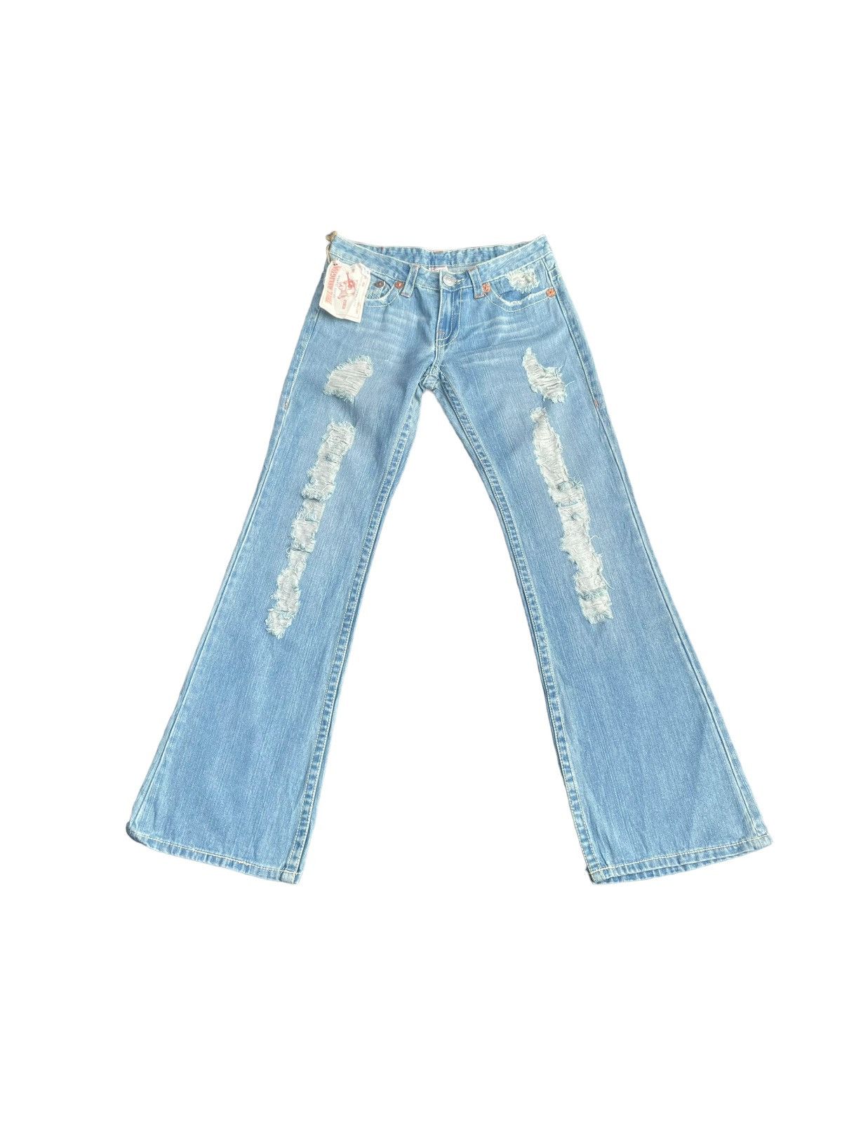 Designer × True Religion True Religion Joey Big T Distresed Denim Size 32" / US 10 / IT 46 - 1 Thumbnail