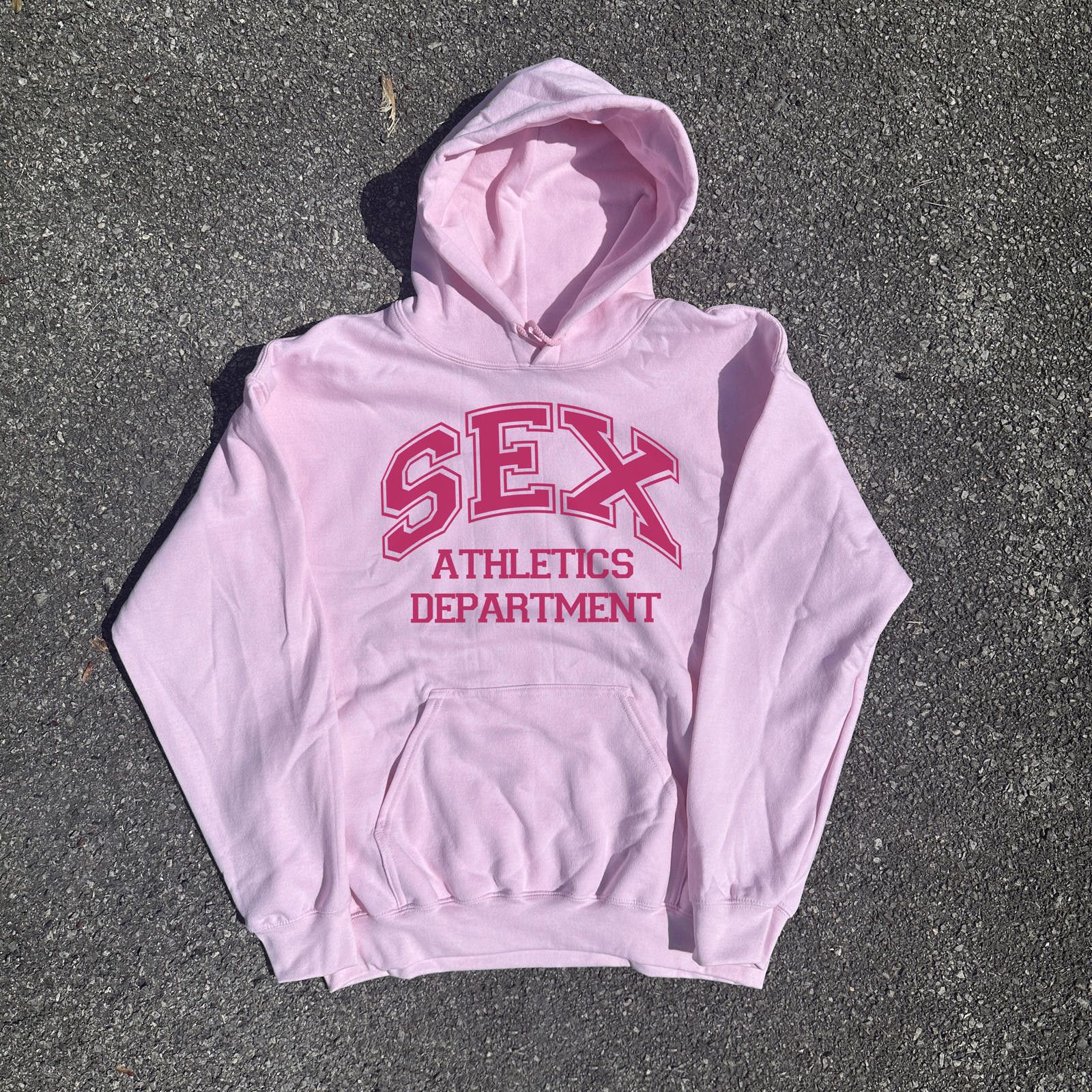 image of Sex Athletics Hoodie Pink / Hot Pink M, Men's (Size Medium)