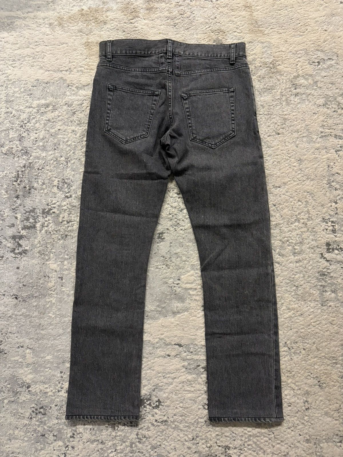 Saint Laurent Paris Saint Laurent by Hedi Slimane - FW14 Charcoal Grey Denim Size US 29 - 7 Thumbnail