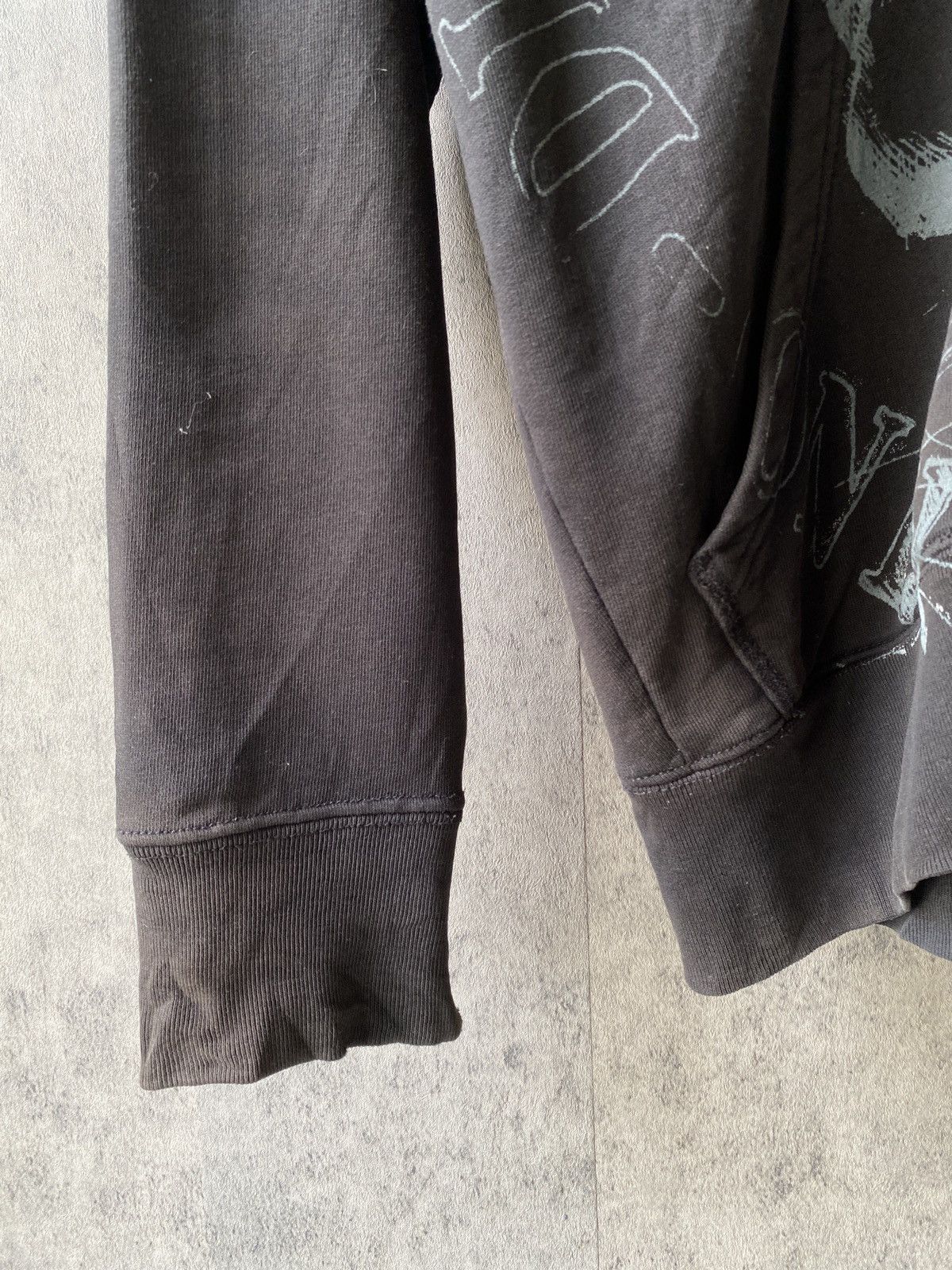 Diesel Diesel Black Faded Distressed Hoodie Size US S / EU 44-46 / 1 - 5 Thumbnail