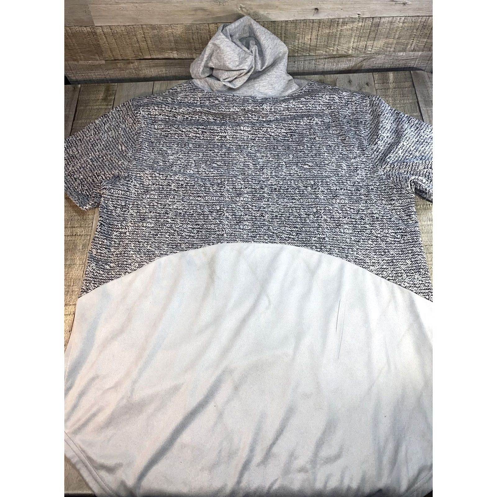 Hudson Hudson Hoodie Men Gray L Short Sleeve Outerwear Large Size Size US L / EU 52-54 / 3 - 3 Thumbnail