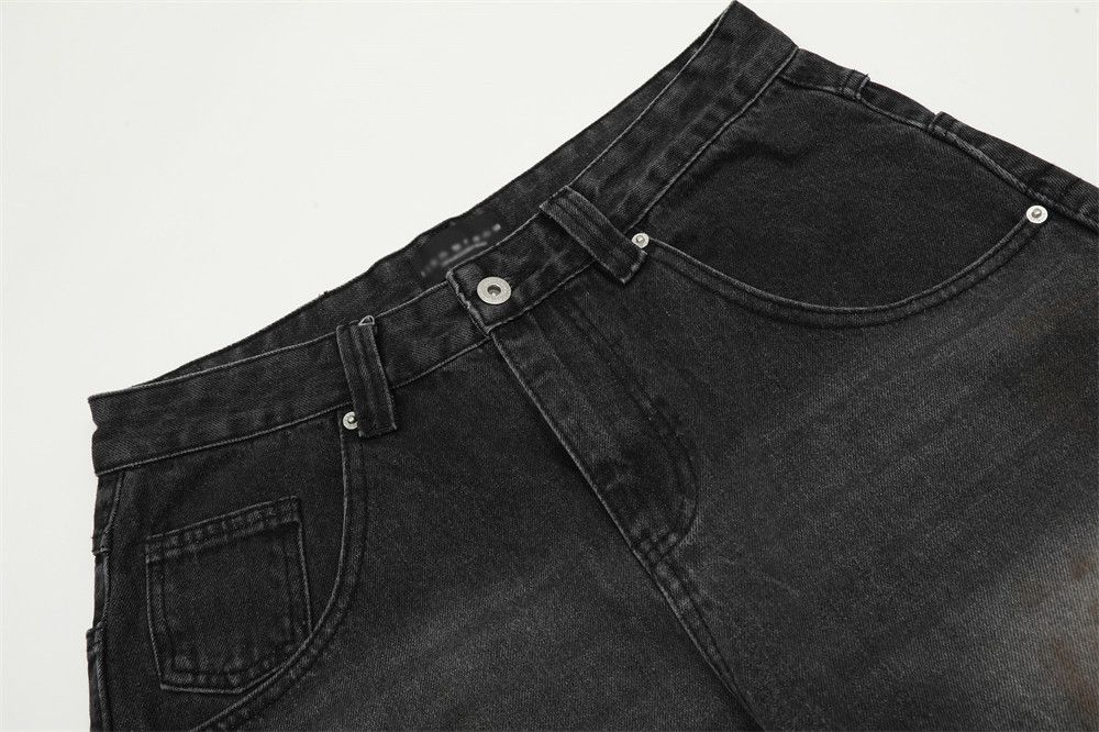 Japanese Brand × Jean Men's cargo pleated loose washed distressed scimitar jeans Size US 32 / EU 48 - 4 Thumbnail