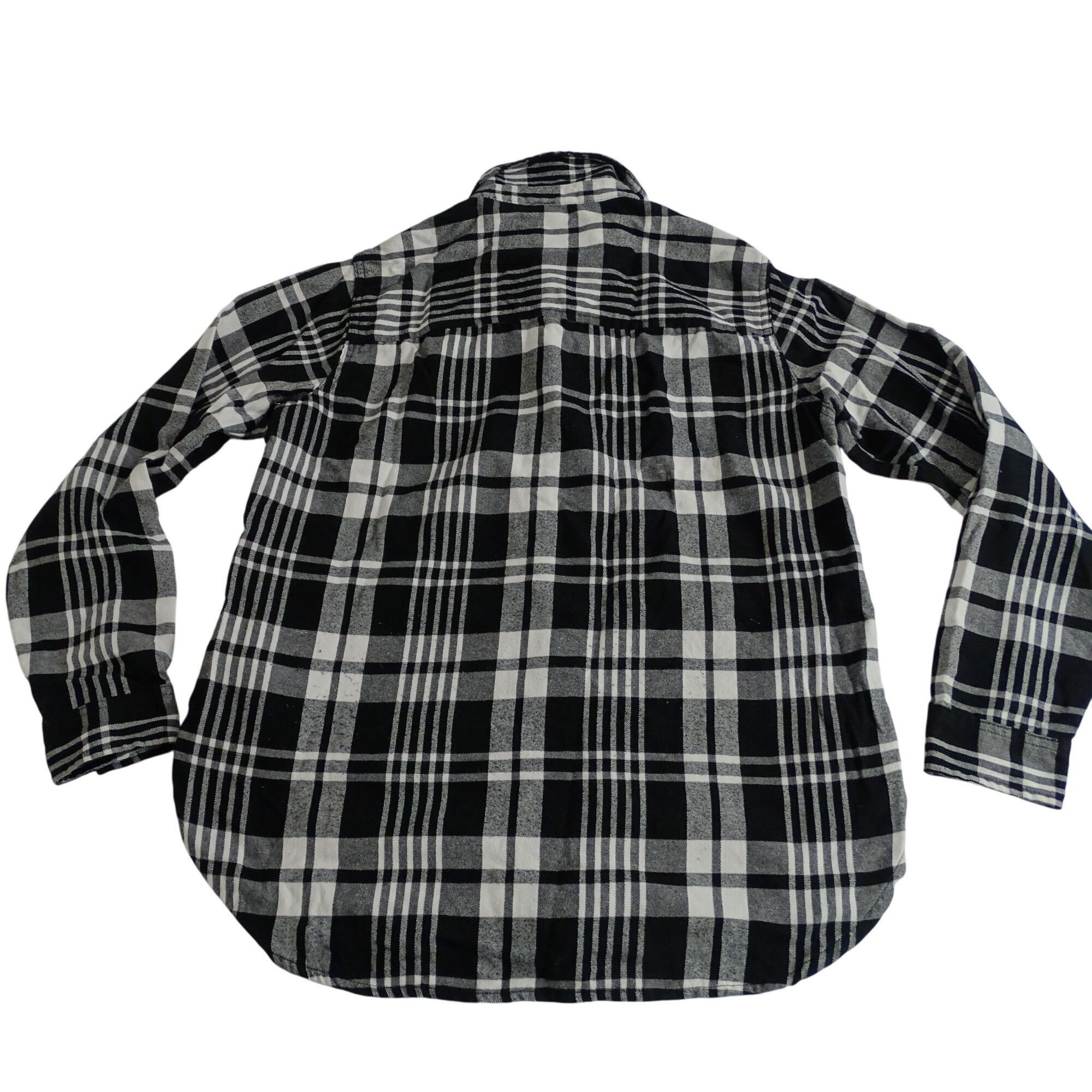 JACHS NY Jachs Girlfriend Black Plaid Flannel Button Up Shirt Size S Size S / US 4 / IT 40 - 5 Thumbnail