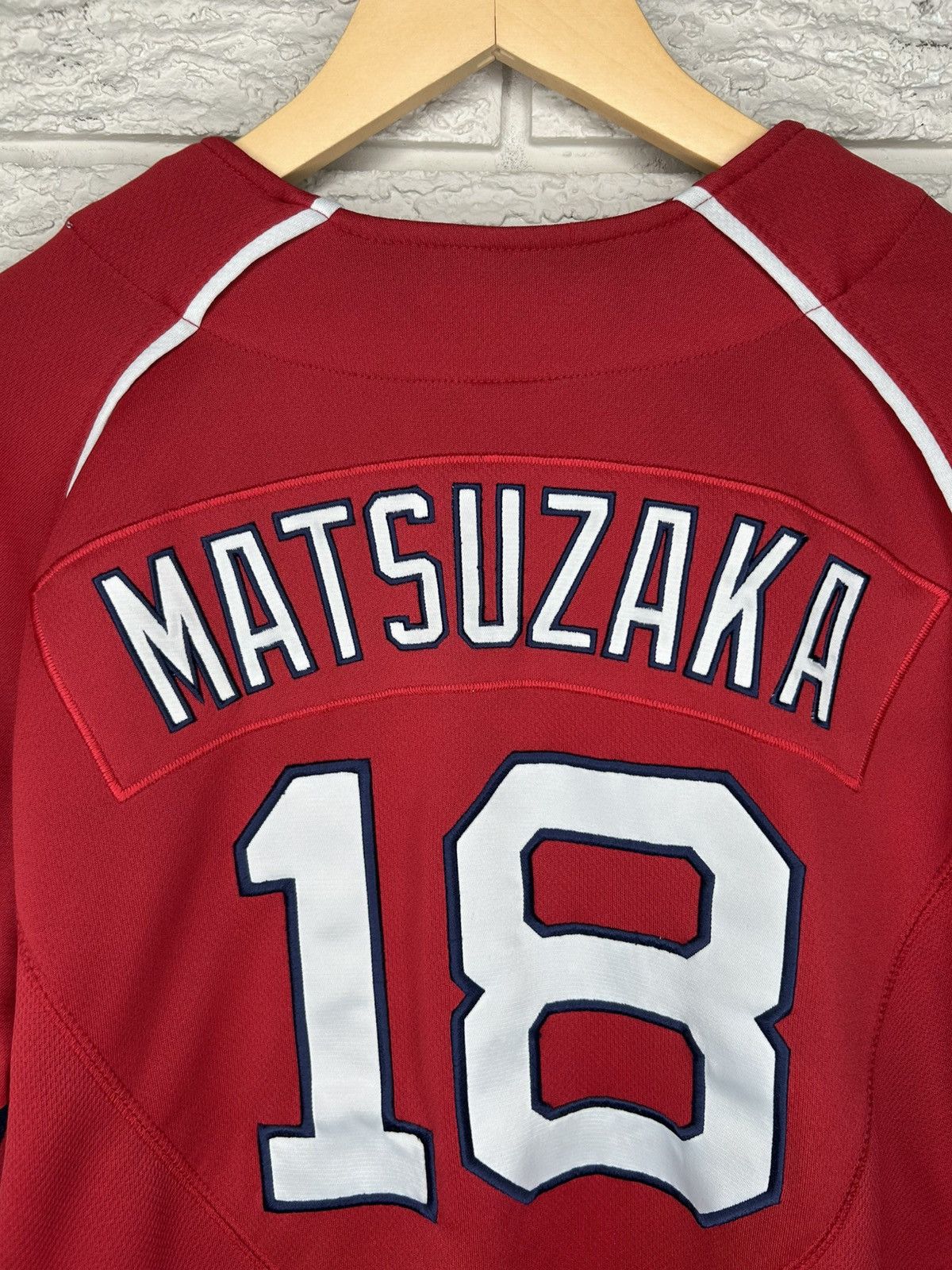 Nike Vintage Nike Boston Red Sox Matsuzaka Jersey Size US S / EU 44-46 / 1 - 9 Thumbnail