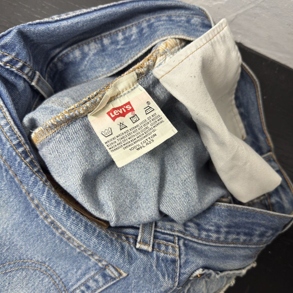 Levi's Levi's 501xx Faded Distressed Jeans ERD Grunge Chrome Size US 32 / EU 48 - 14 Thumbnail