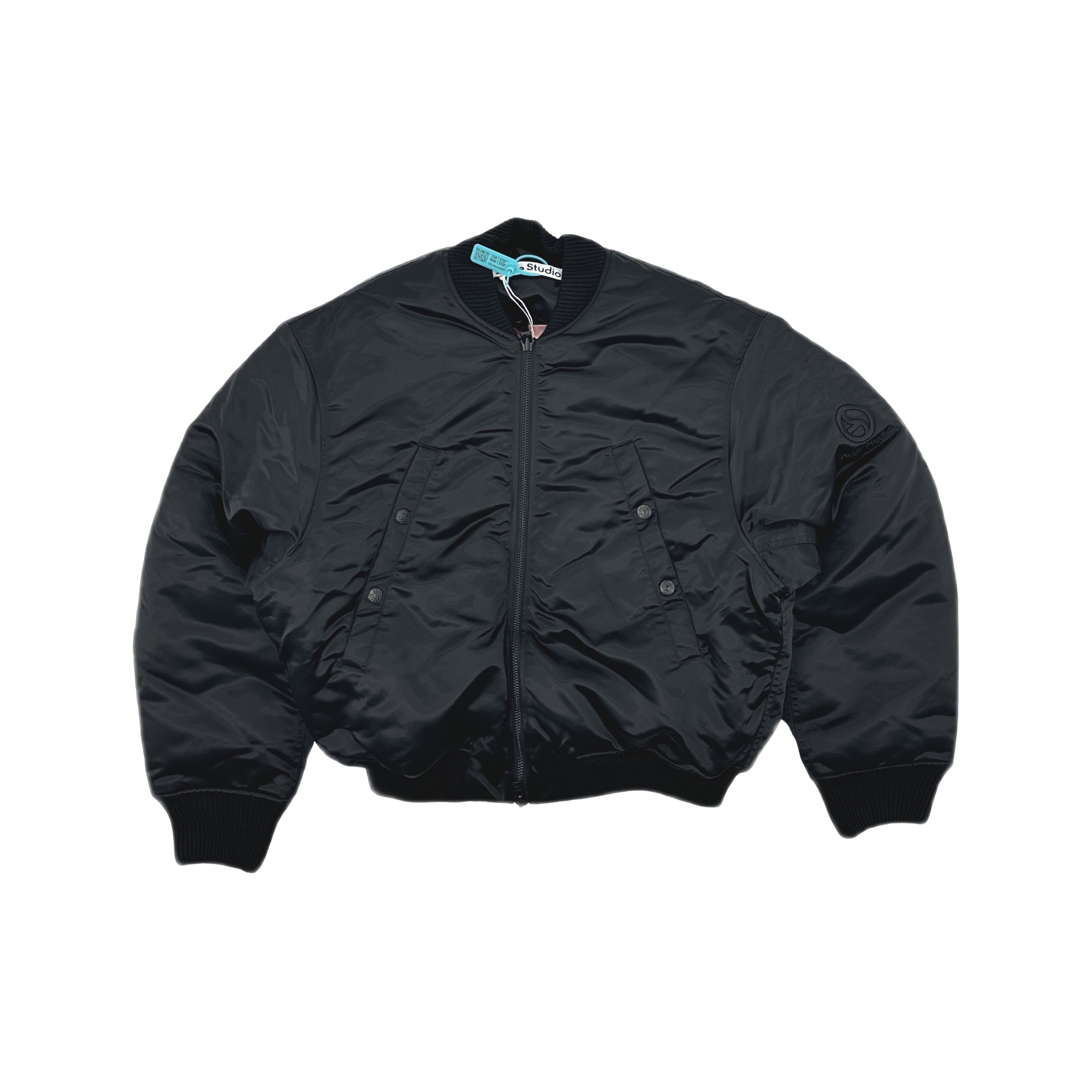 Acne Studios Acne Studios Logo Embroidered Bomber Jacket 44 Size US S / EU 44-46 / 1 - 1 Thumbnail
