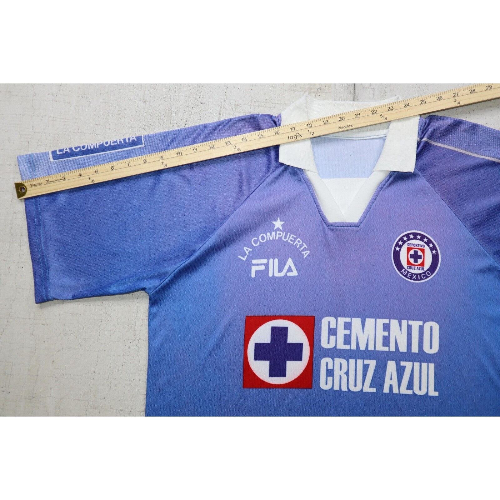 Fila RARE Vintage Fila Cruz Azul Jersey Club Deportivo Cruz Azul Size US XL / EU 56 / 4 - 4 Thumbnail