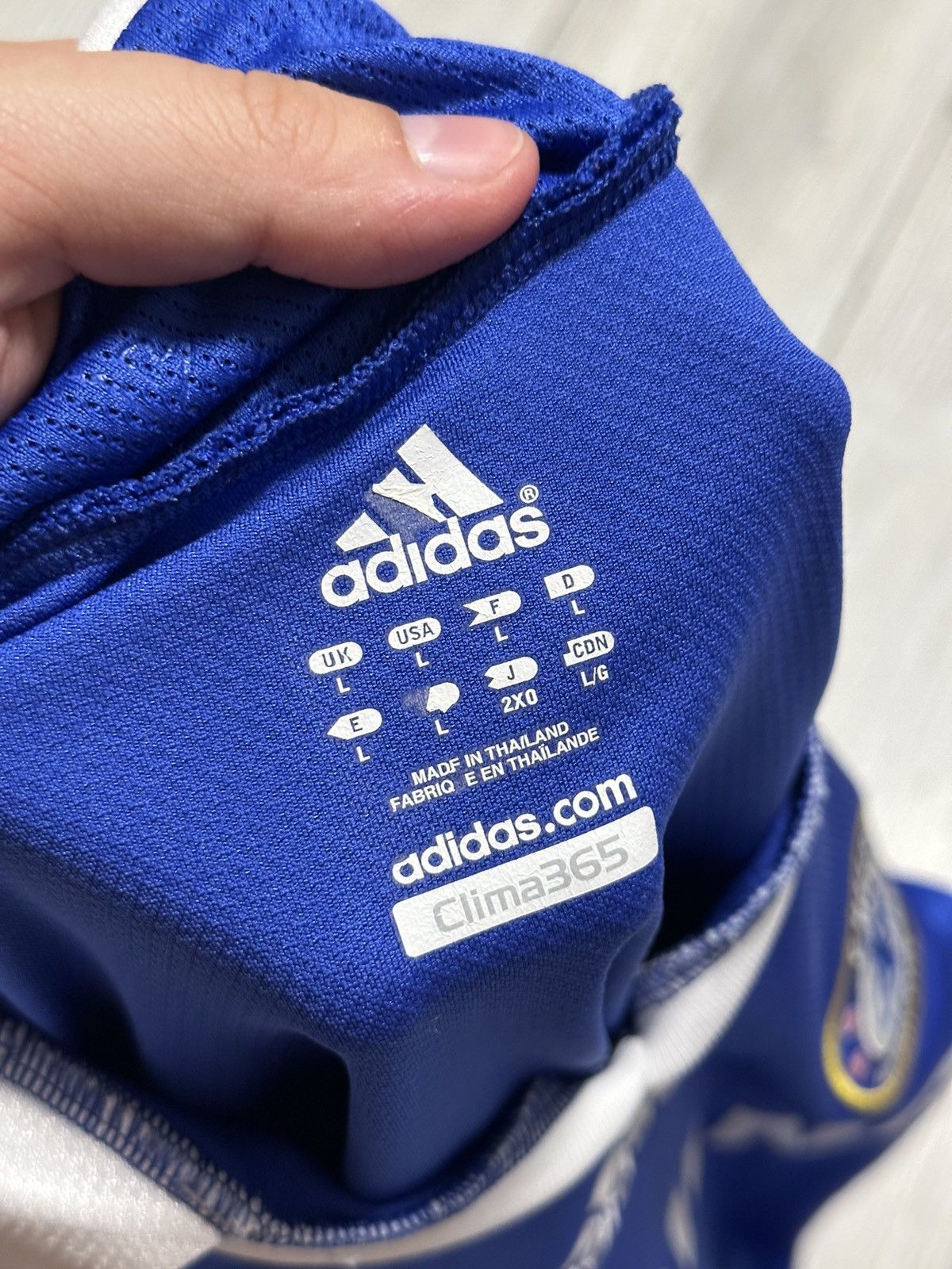 Adidas Vintage Adidas Chelsea Jersey 2008 Blue Size US L / EU 52-54 / 3 - 7 Thumbnail