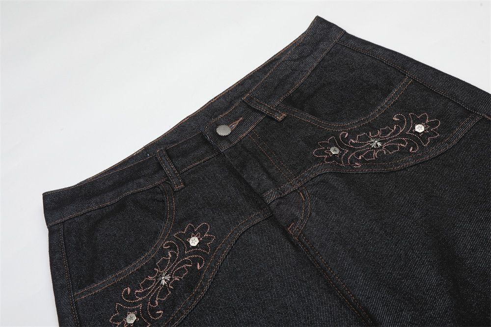 Jean Men's Loose-Fit Casual High-Street Vibe Flared Jeans Size US 32 / EU 48 - 3 Thumbnail