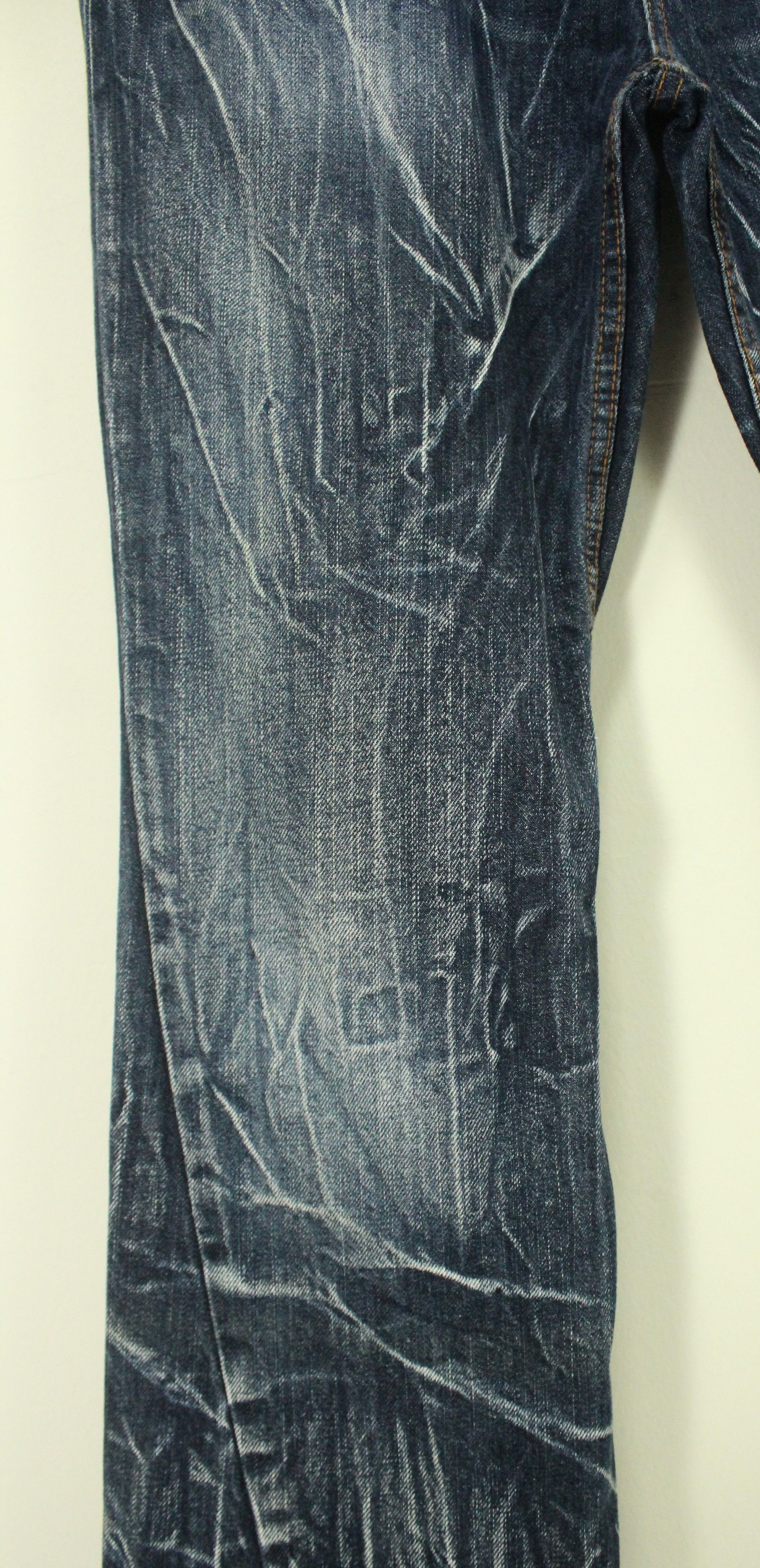 Japanese Brand Flared 🔥 NYLAUS Clothing Denim Spiral Cut Claw Mark Denim Size US 32 / EU 48 - 7 Thumbnail