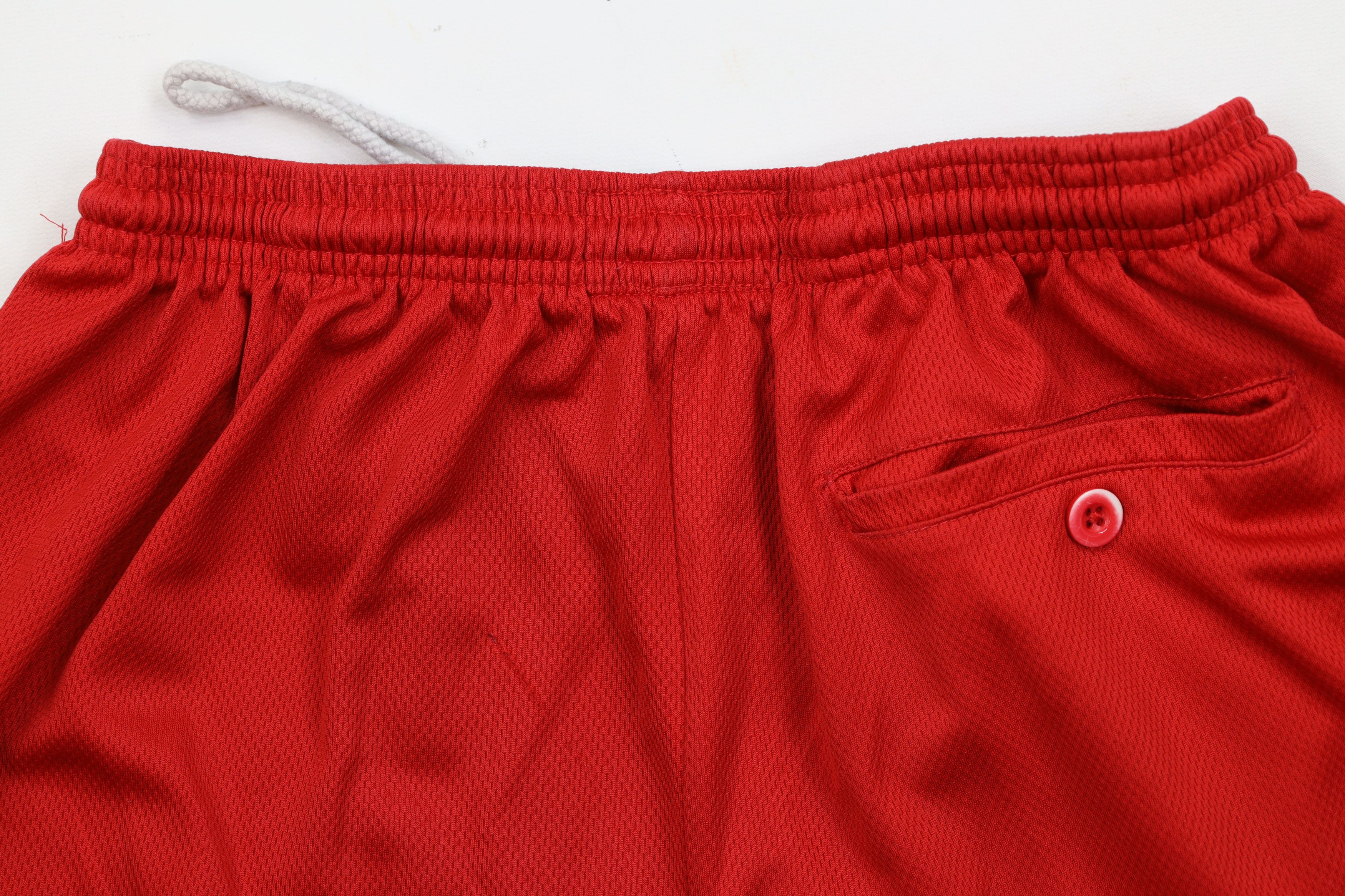 Vintage Vintage Y2K USHL Team Issued Chicago Steel Hockey Shorts Red Size US 32 / EU 48 - 11 Thumbnail