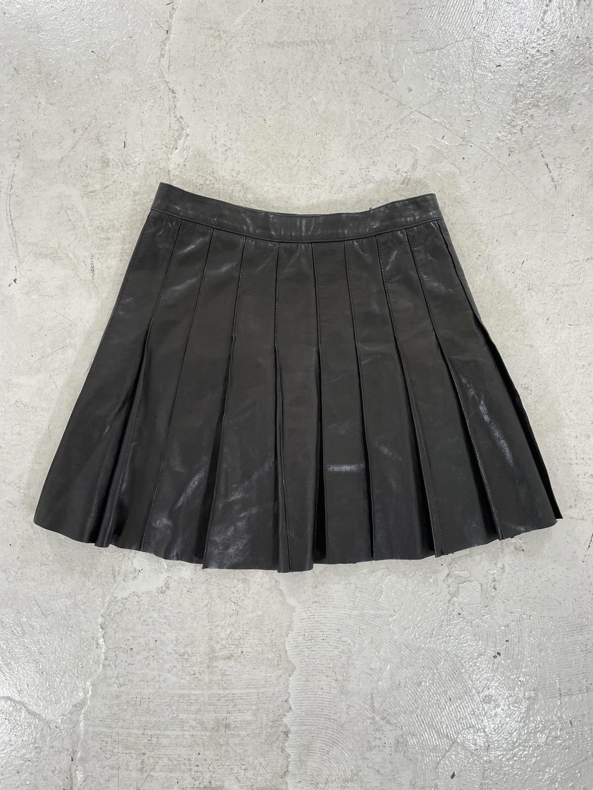 Chrome Hearts Chrome Hearts Leather Wrap Skirt Size 42" / US 20 - 5 Thumbnail