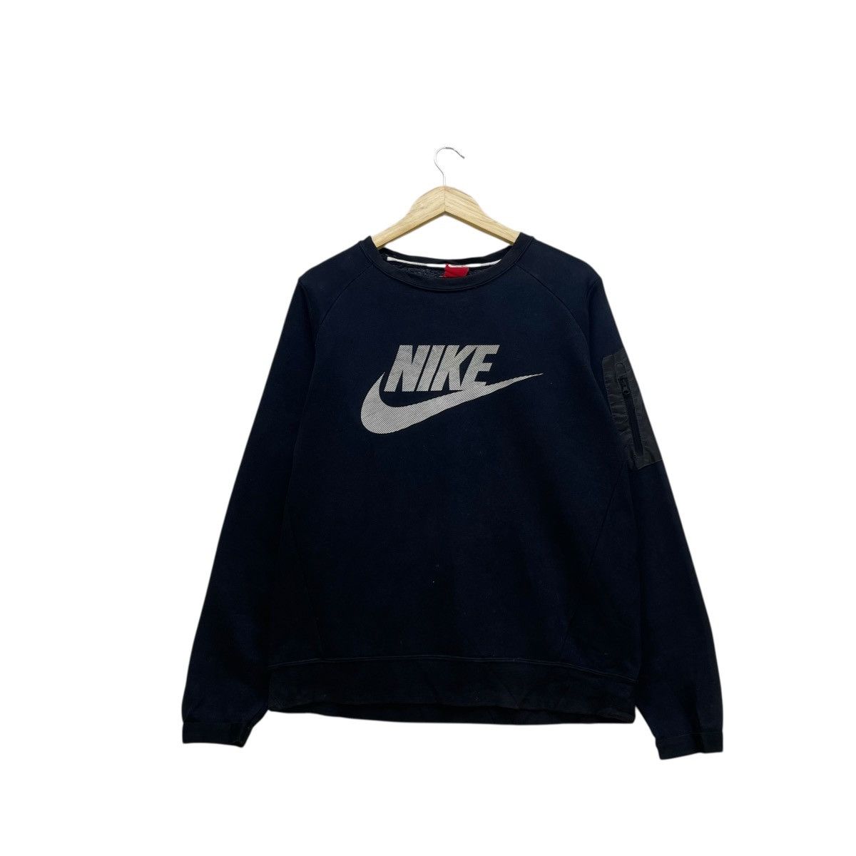 Nike 💥Y2k Nike Big Logo Crewneck Sweatshirt Pullover Size US M / EU 48-50 / 2 - 1 Thumbnail