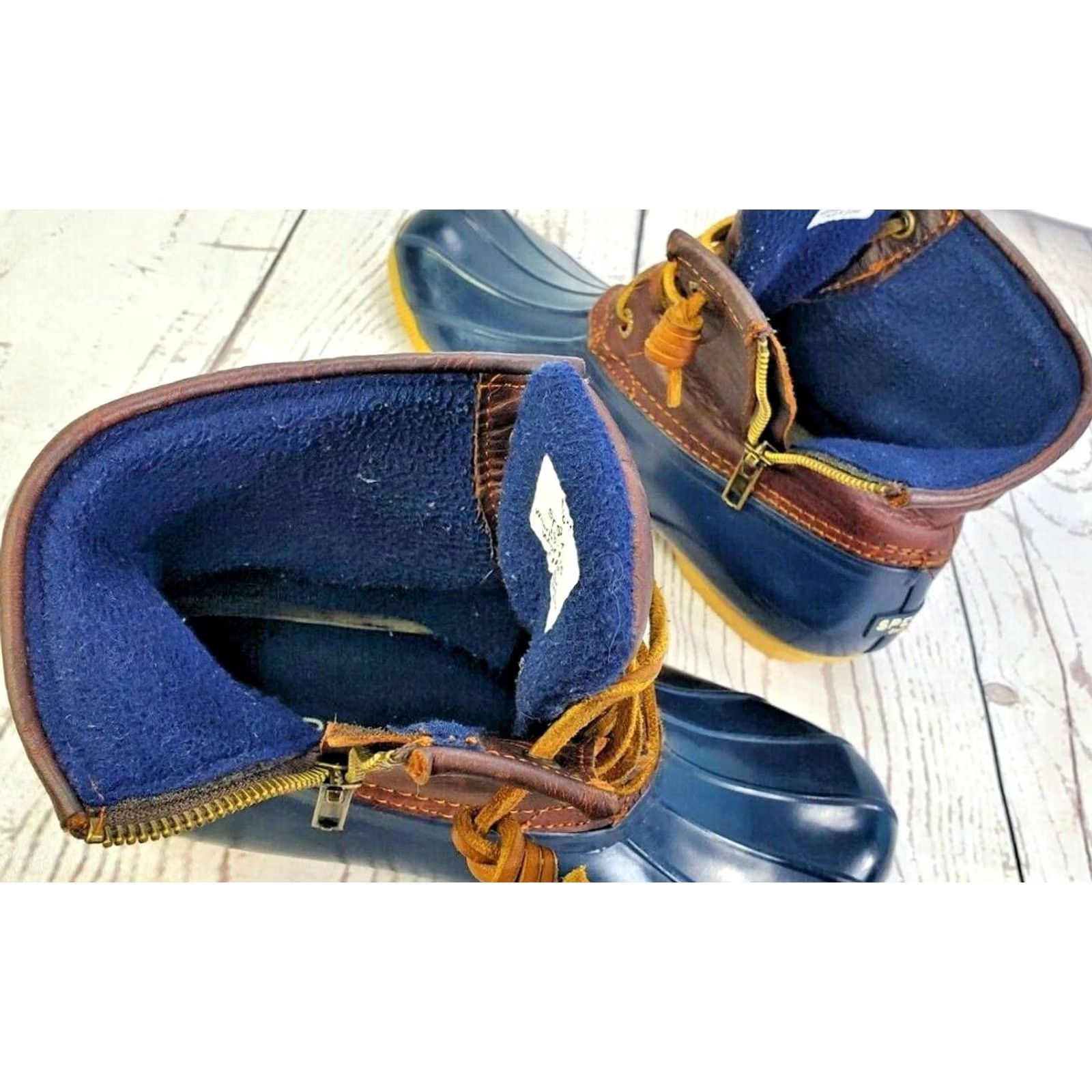 Sperry Sperry Top-Sider Duck Ankle Boots Women 6 Brown Leather Waterproof Lined Boots Mensors Size M / US 6-8 / IT 42-44 - 7 Thumbnail