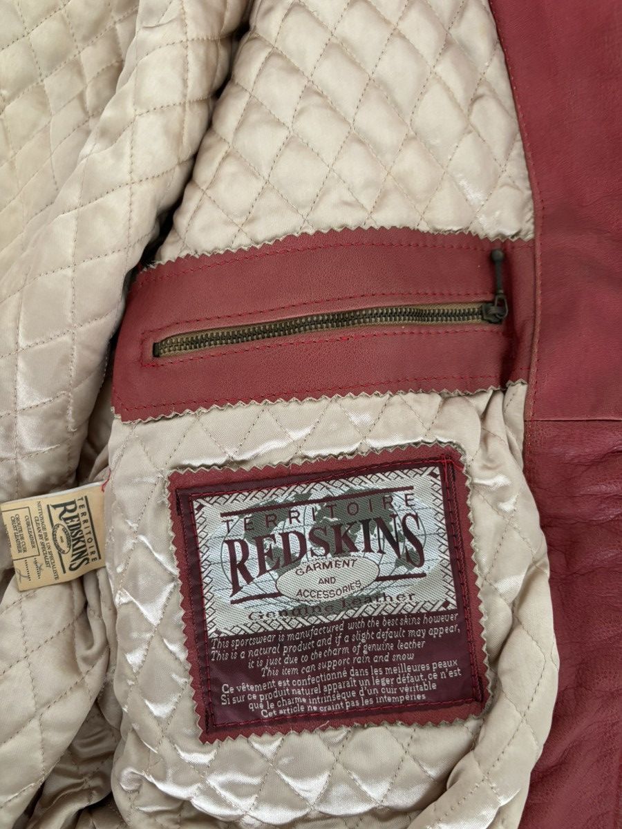 Genuine Leather × NFL × Vintage Vintage Redskins Leather Varsity Jacket Size US XL / EU 56 / 4 - 5 Thumbnail