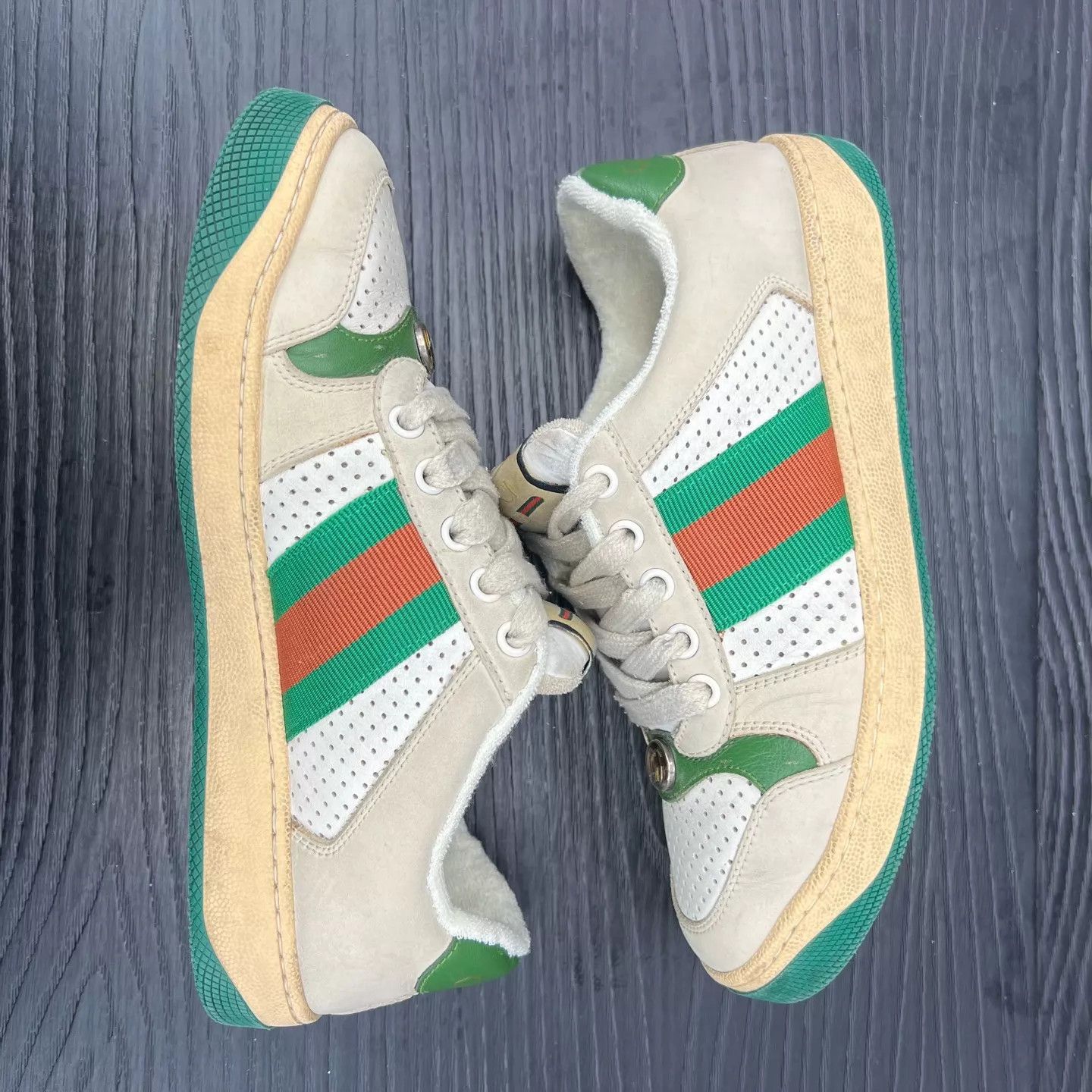 Gucci Gucci distressed no logo 36.5 good cond replaced lining box Size US 6 / IT 36 - 3 Thumbnail
