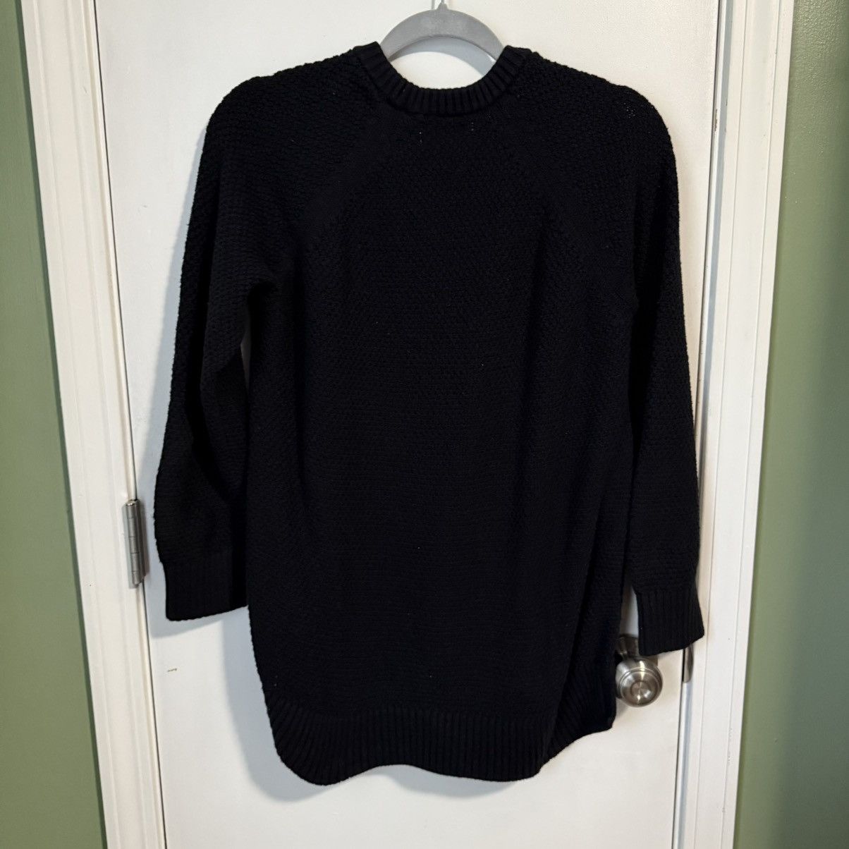 Old Navy Old Navy Textured Pullover Tunic Sweater Size M Black Size M / US 6-8 / IT 42-44 - 4 Thumbnail
