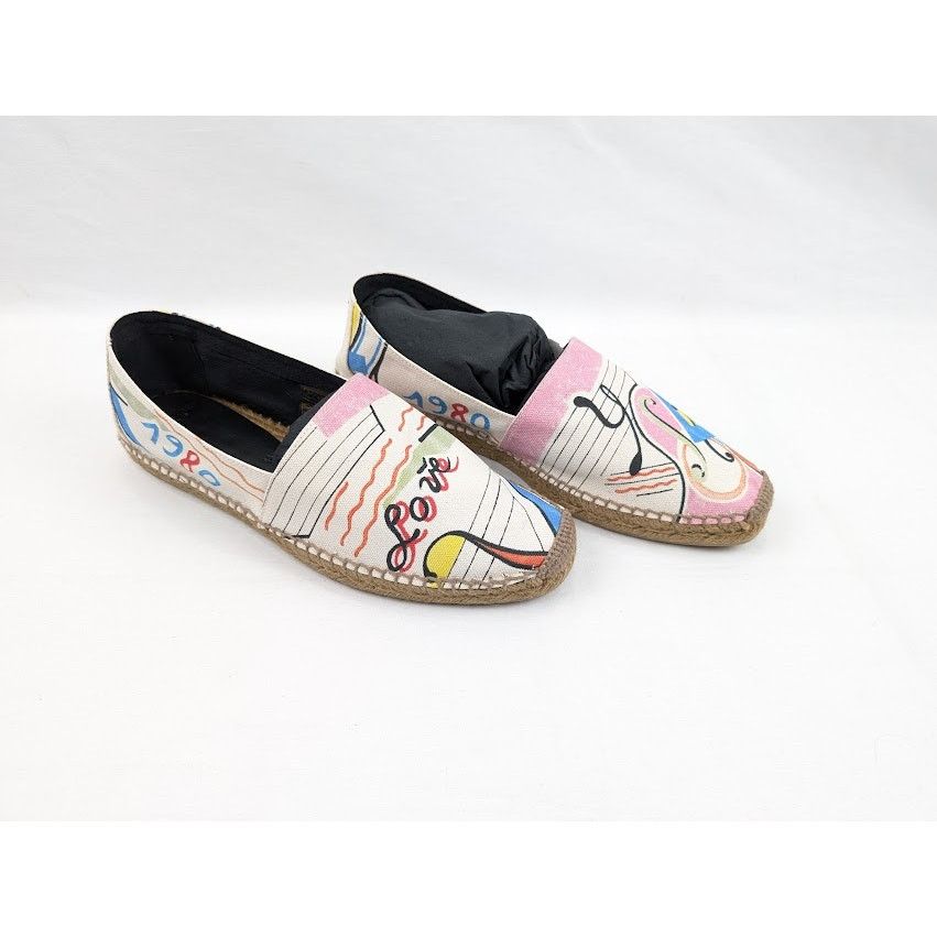Saint Laurent Paris o1rshd1 Stampa YSL Violon Shoes in Multicolor Size US 11 / EU 44 - 12 Thumbnail
