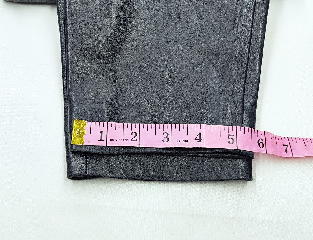 Genuine Leather MONDRIAN full leather black biker pant waist 27 inch Size 27" / US 4 / IT 40 - 11 Thumbnail