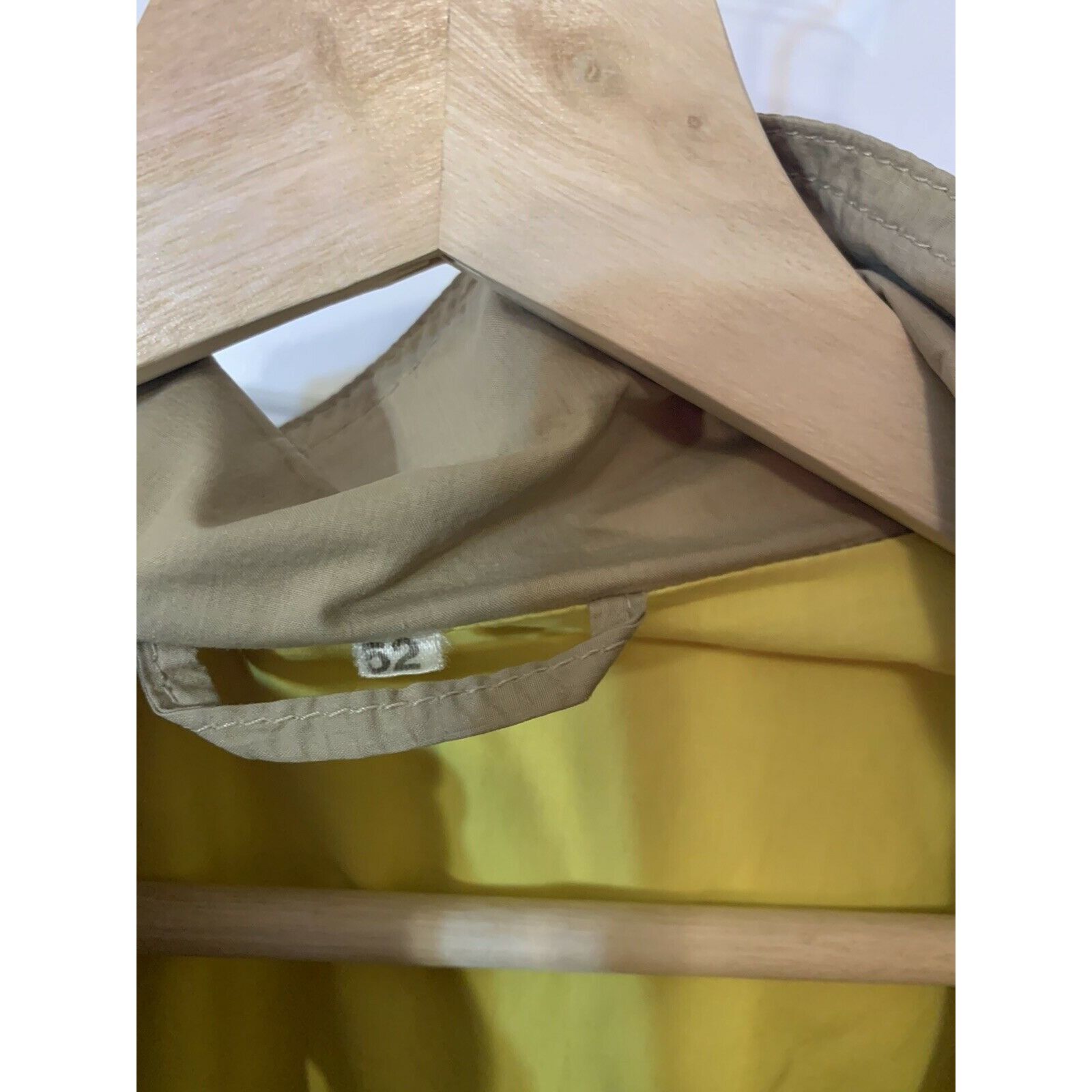 Other Vtg Ciesse Piumini Tan & yellow full zip windbreaker jacket Size US L / EU 52-54 / 3 - 5 Thumbnail