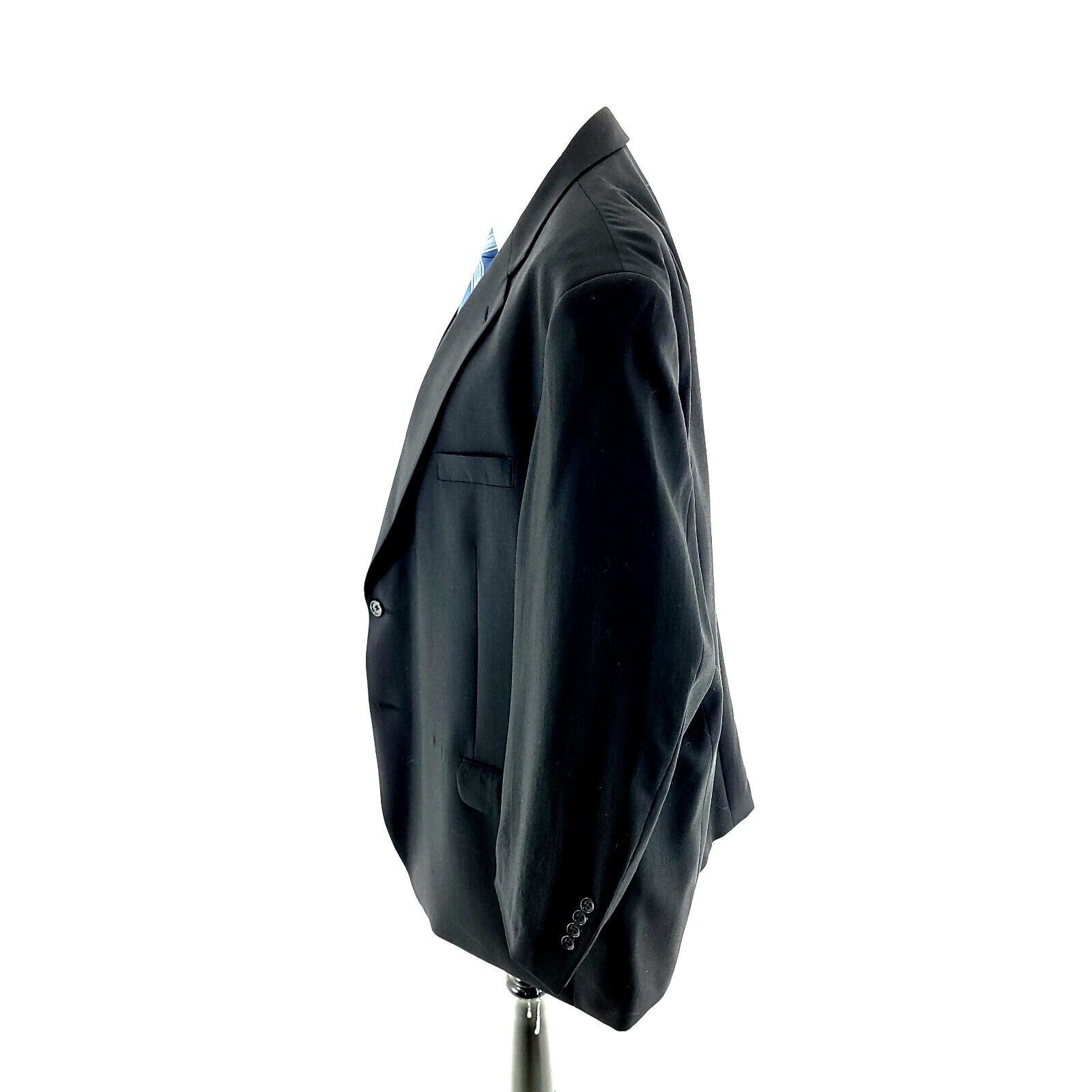 Joseph & Feiss Joseph & Feiss International Wool 2 Button Blazer 50L Black Size 50L - 4 Thumbnail