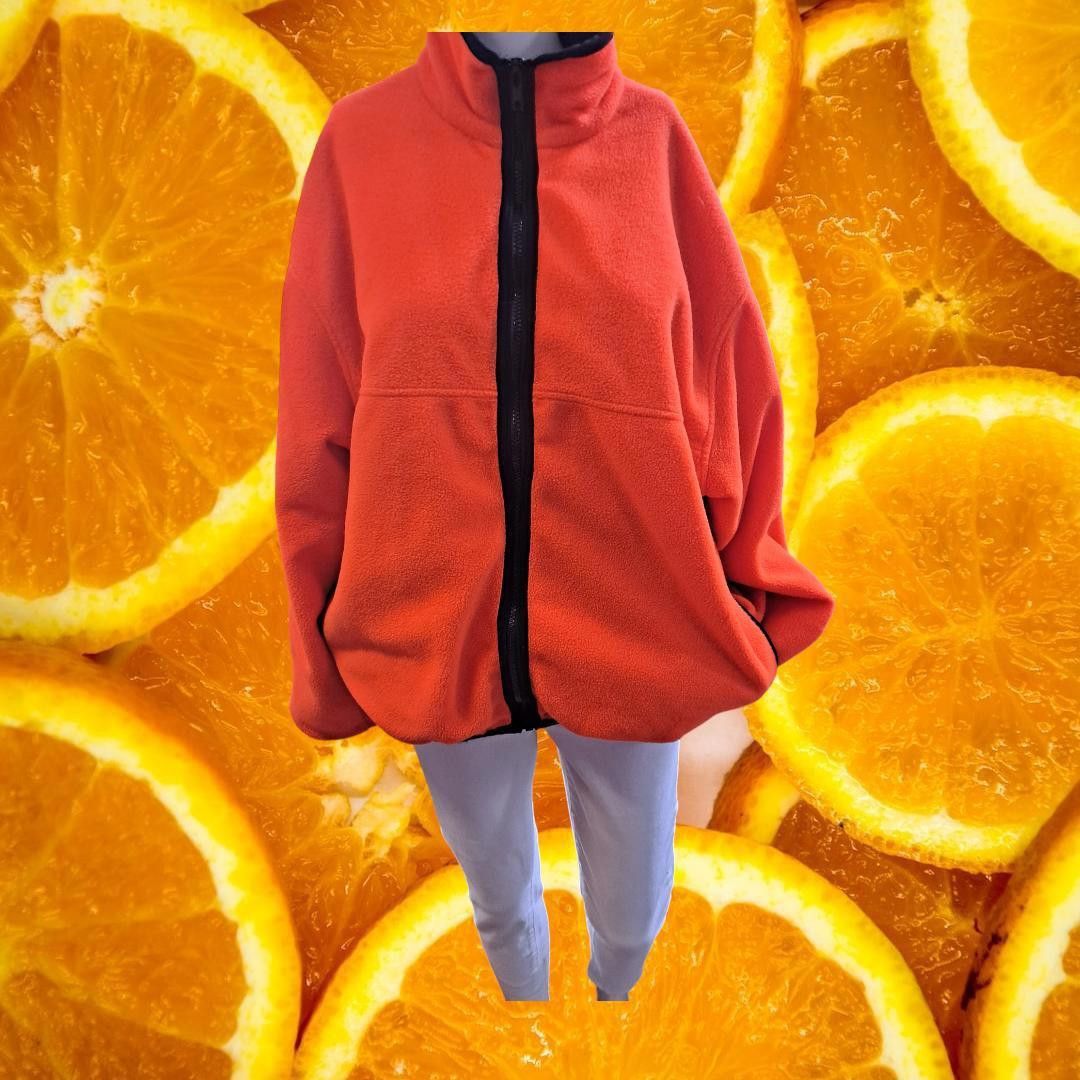 Other Woolrich Classic Orange Fleece Full Zip Jacket Made in USA S Size US M / EU 48-50 / 2 - 1 Thumbnail