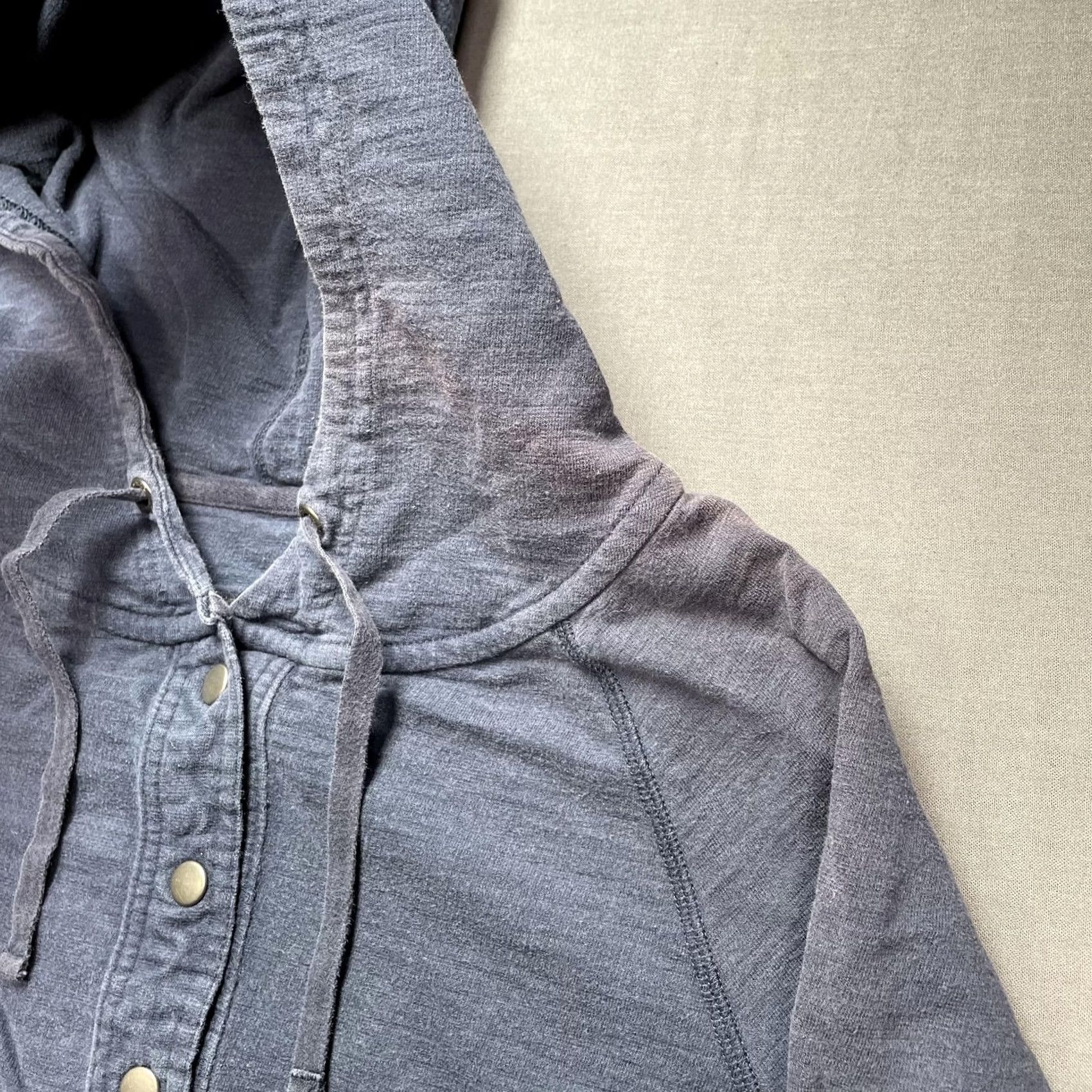Patagonia Patagonia Hoodie Womens Small Blue Henley Organic Cotton Tencel Knit Pullover Size S / US 4 / IT 40 - 3 Thumbnail