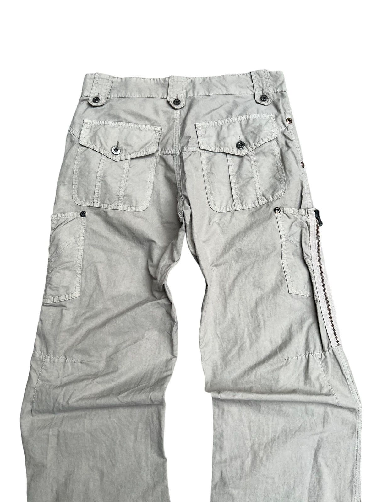Dolce & Gabbana S/S 2004 Dolce & Gabbana Utility Cargo Flared Pants Size US 31 - 12 Thumbnail