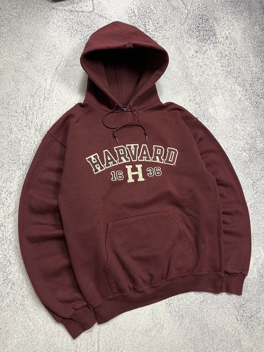 Champion × Vintage Vintage 00’s Harvard University Champion Hoodie Sweatshirt Size US M / EU 48-50 / 2 - 3 Thumbnail